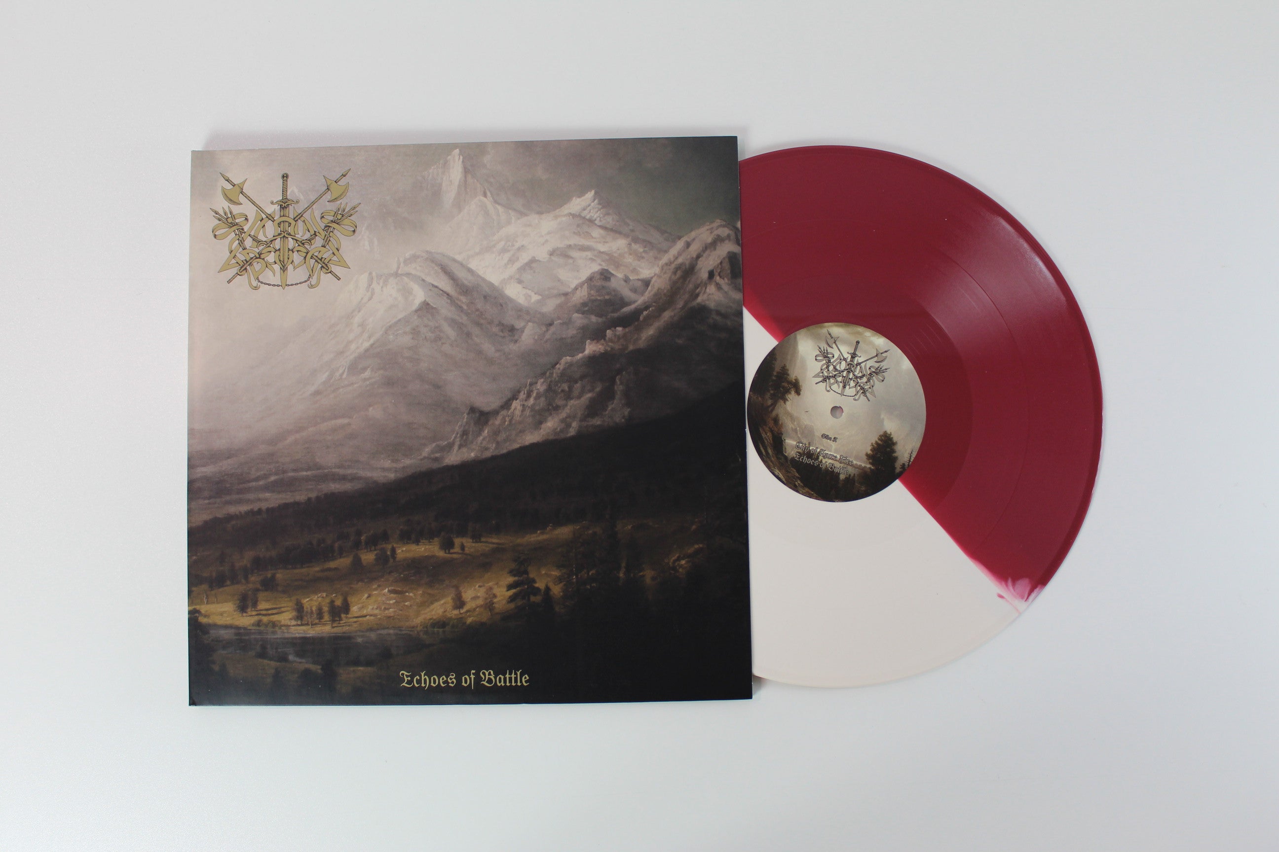 Caladan Brood - Echoes Of Battle on Northern Silence Ltd Bone & Oxblood Reissue