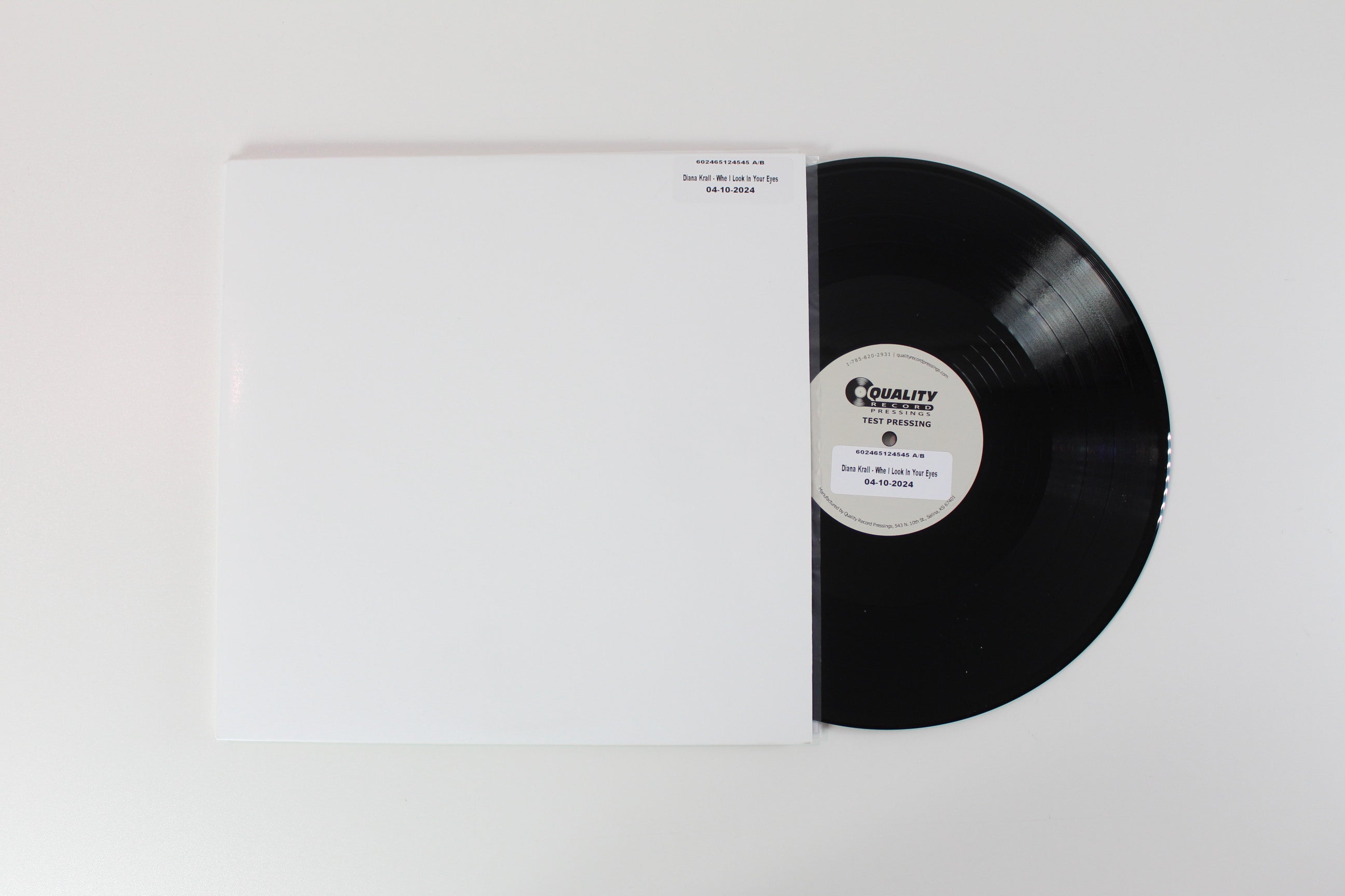 Diana Krall - When I Look In Your Eyes Quality Record Verve Acoustic Sounds Series Test Pressing Reissue