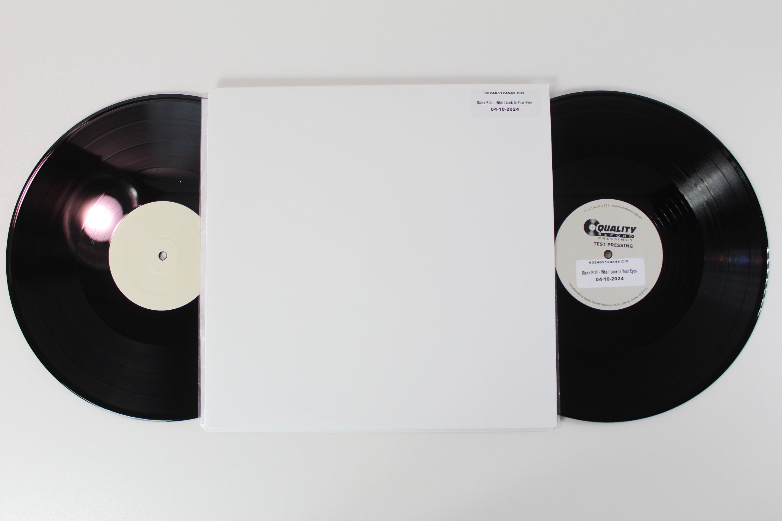 Diana Krall - When I Look In Your Eyes Quality Record Verve Acoustic Sounds Series Test Pressing Reissue
