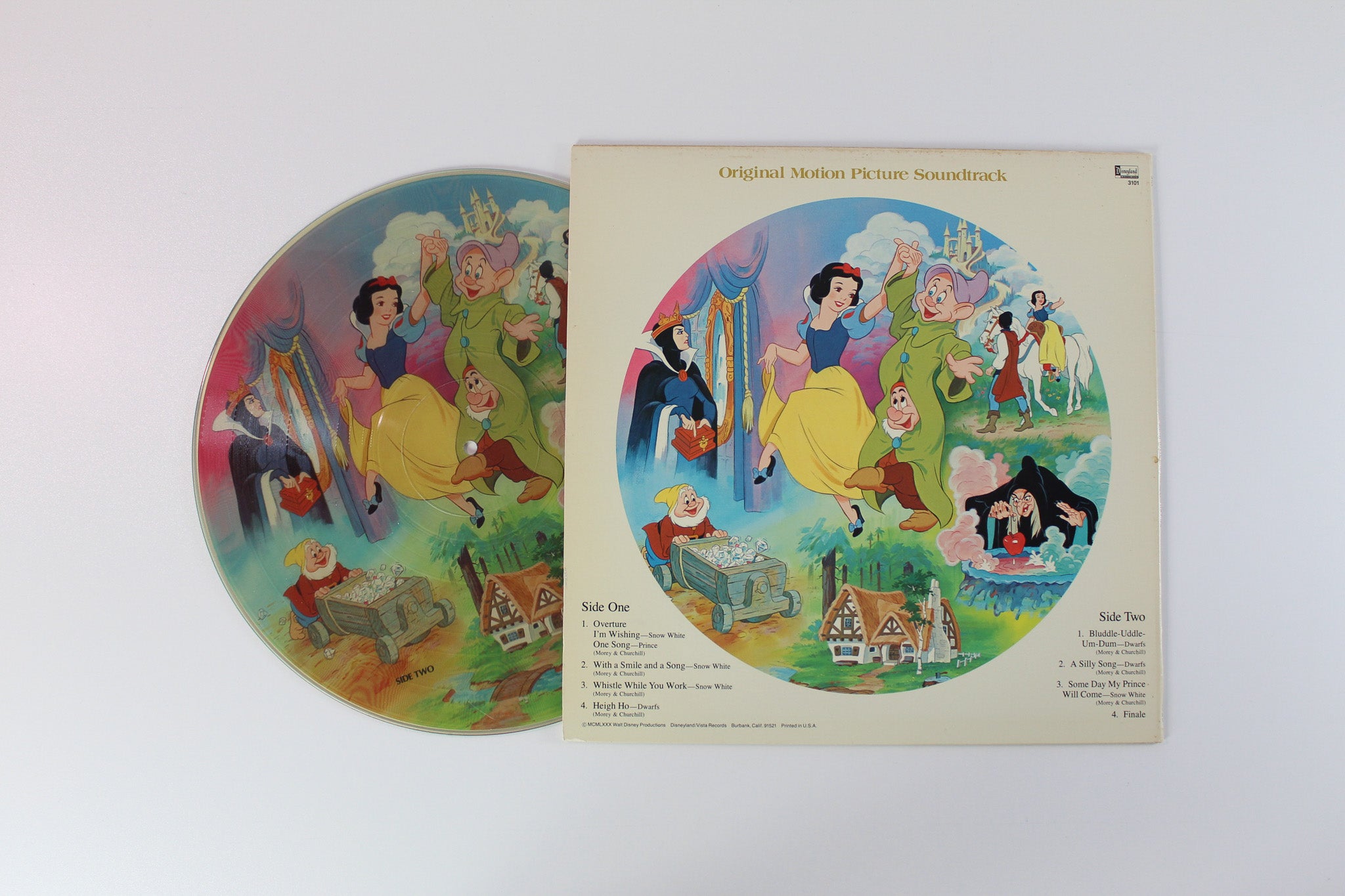 Various - Walt Disney's "Snow White And The Seven Dwarfs" (Original Motion Picture Soundtrack) on Disneyland Picture Disc