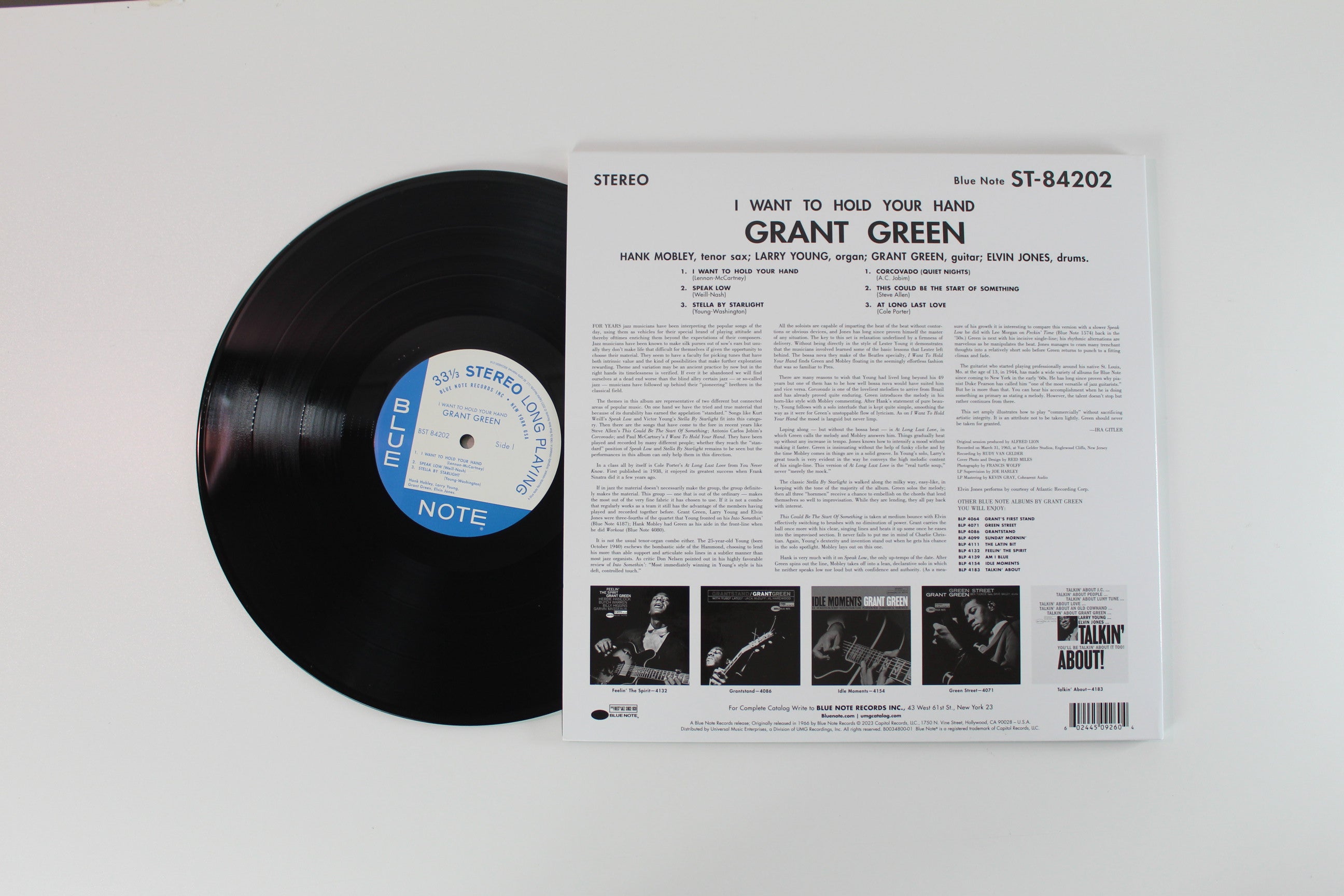 Grant Green - I Want To Hold Your Hand Blue Note Tone Poet Series Reissue
