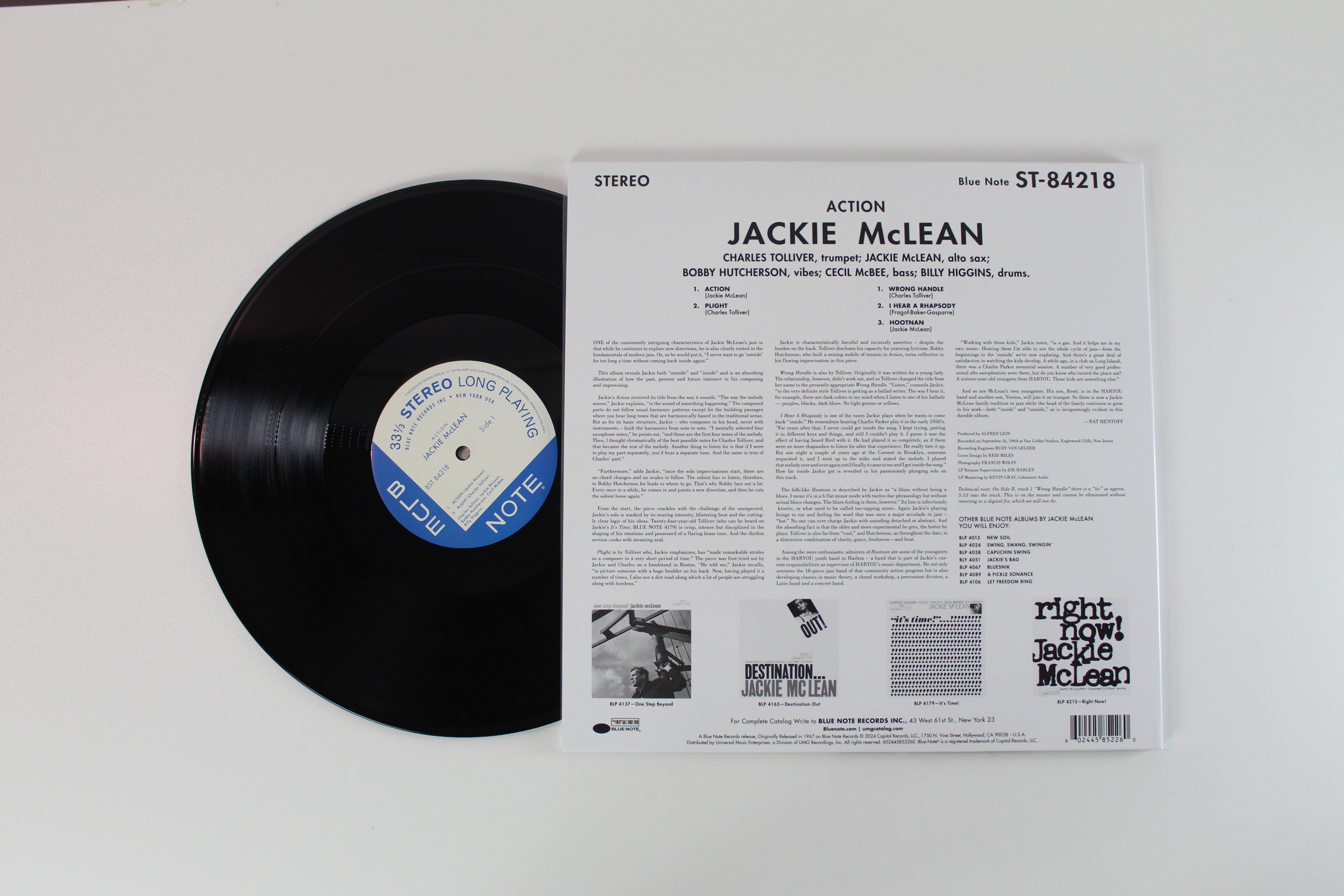 Jackie McLean - Action Blue Note Tone Poet Series Reissue