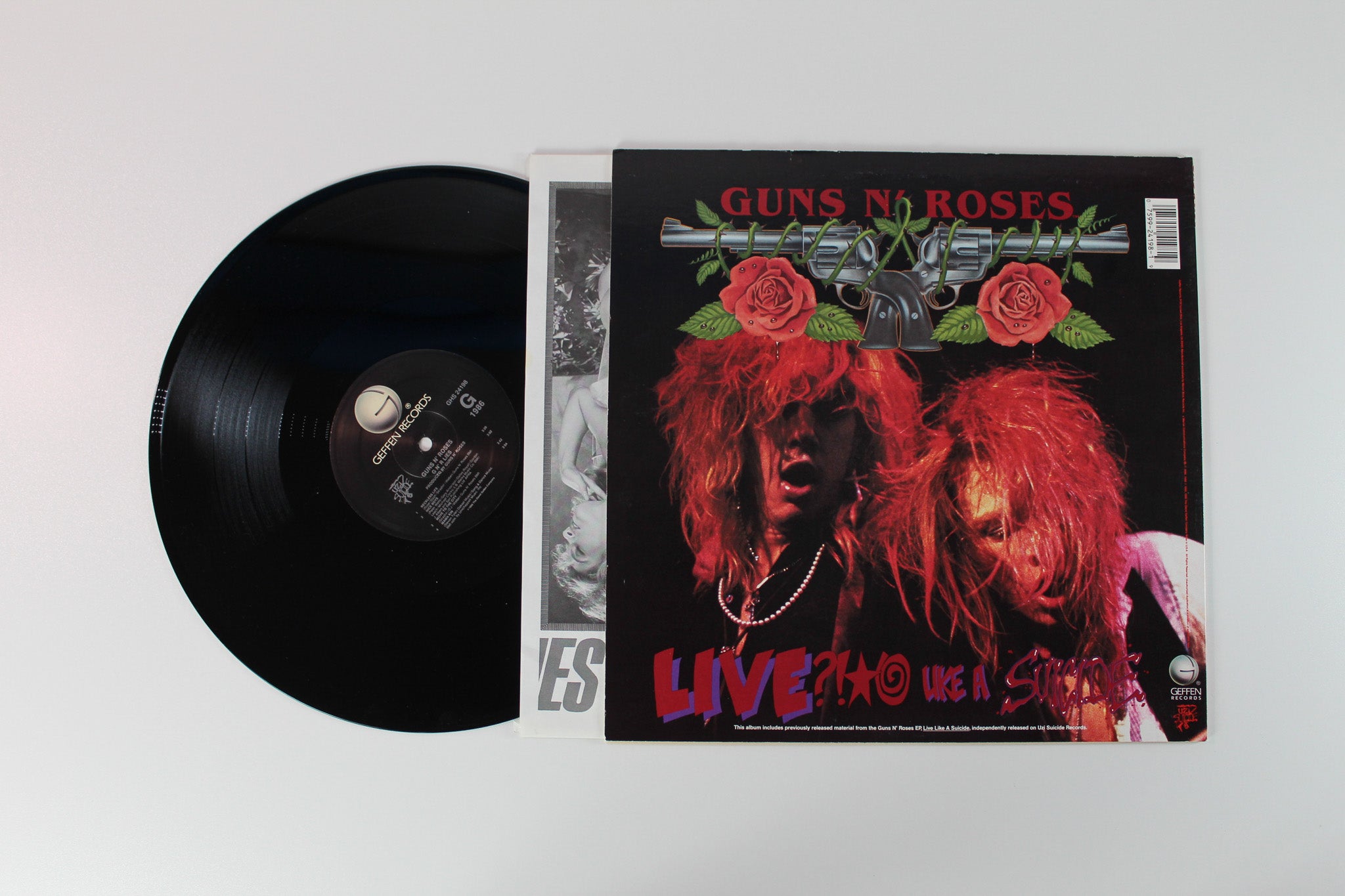 Guns N' Roses - G N' R Lies on Geffen Records, Uncensored Sleeve