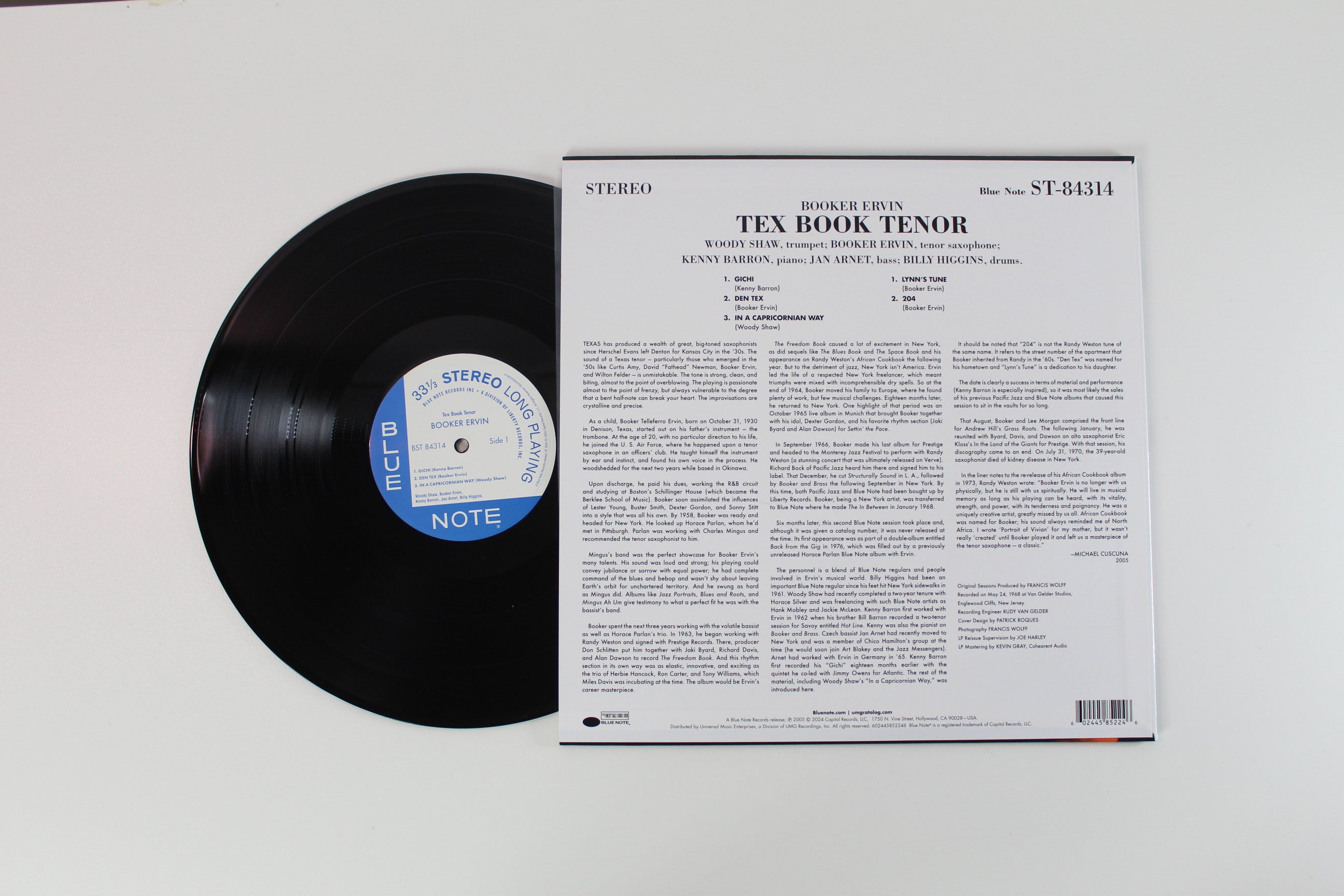 Booker Ervin - Tex Book Tenor Blue Note Tone Poet Series Reissue