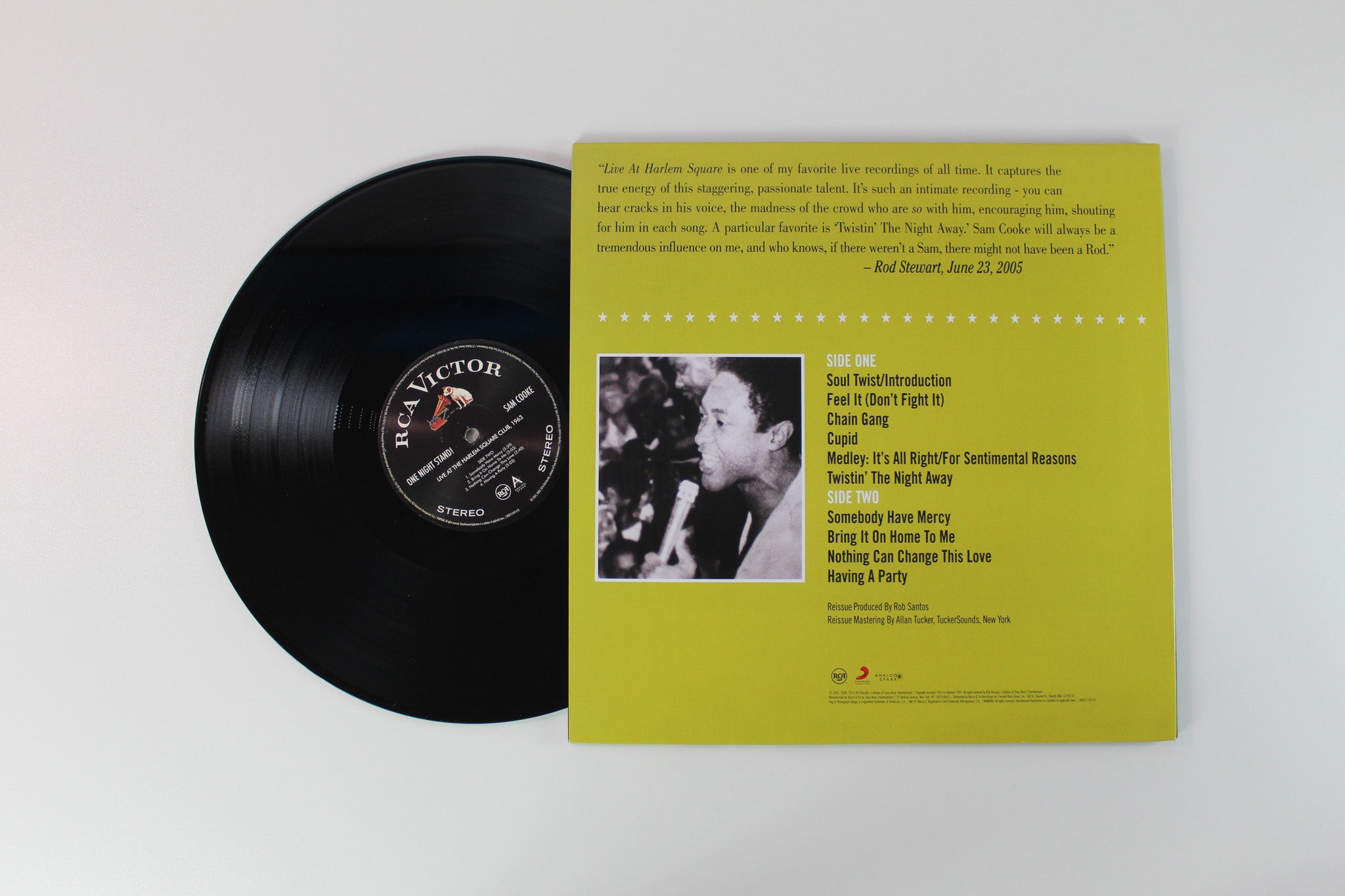 Sam Cooke - One Night Stand! Sam Cooke Live At The Harlem Square Club Ltd. Reissue on RCA/Analog Spark