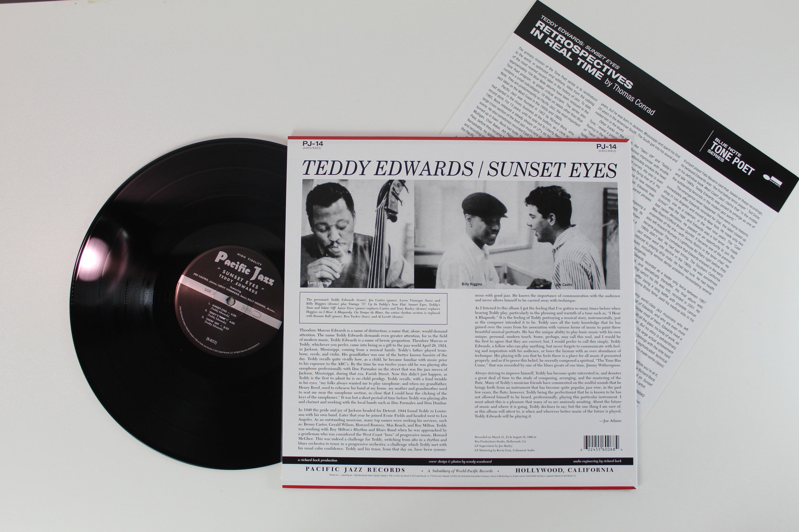 Teddy Edwards - Sunset Eyes Blue Note Tone Poet Series Reissue