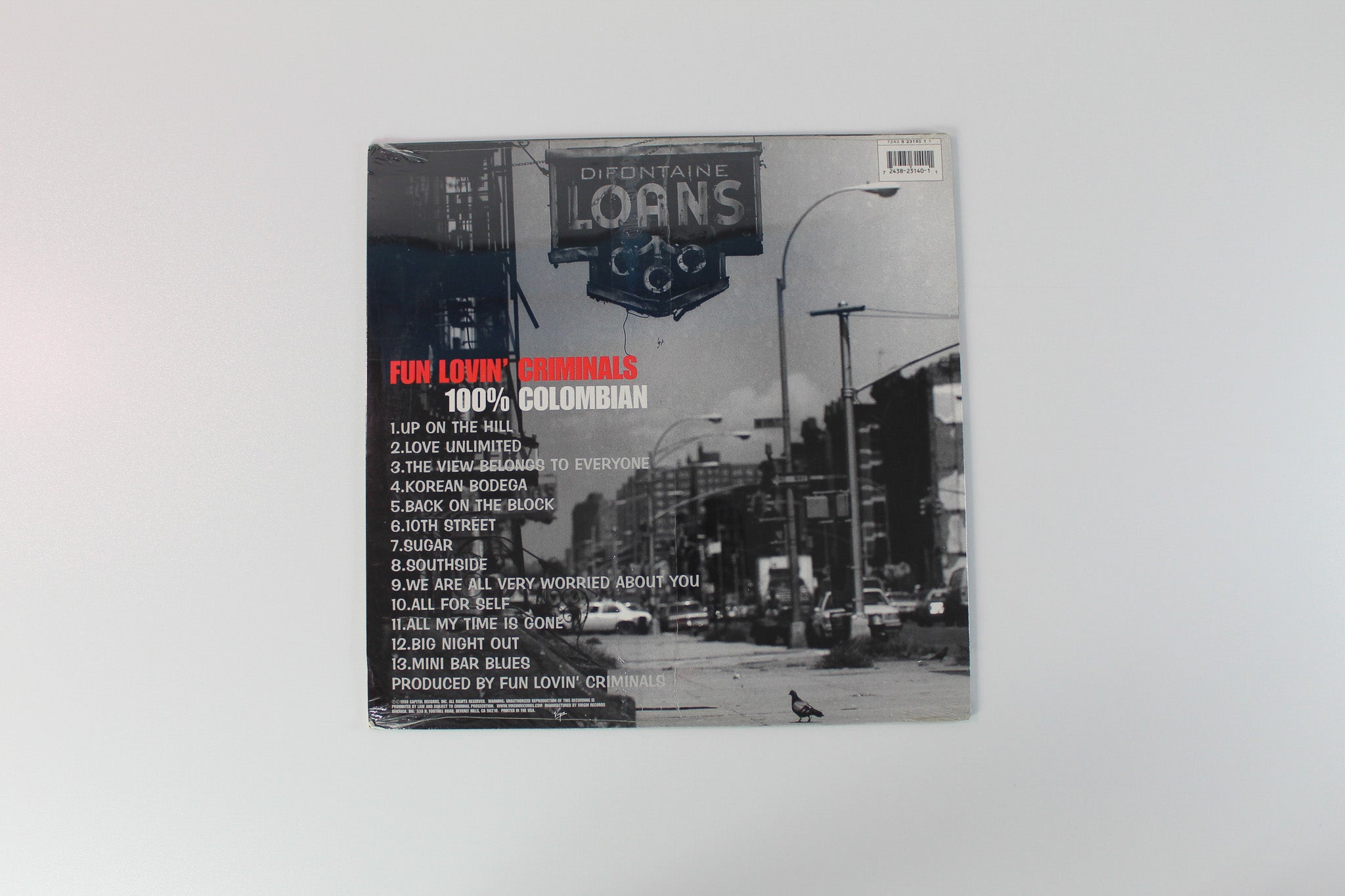 Fun Lovin' Criminals - 100% Colombian on Capitol Records Sealed