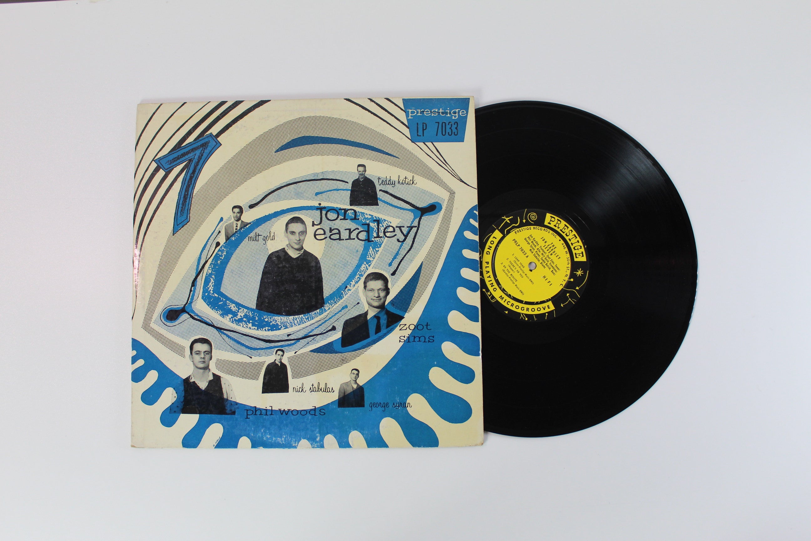 Jon Eardley - The Jon Eardley Seven on Prestige Mono W 50th Deep Groove