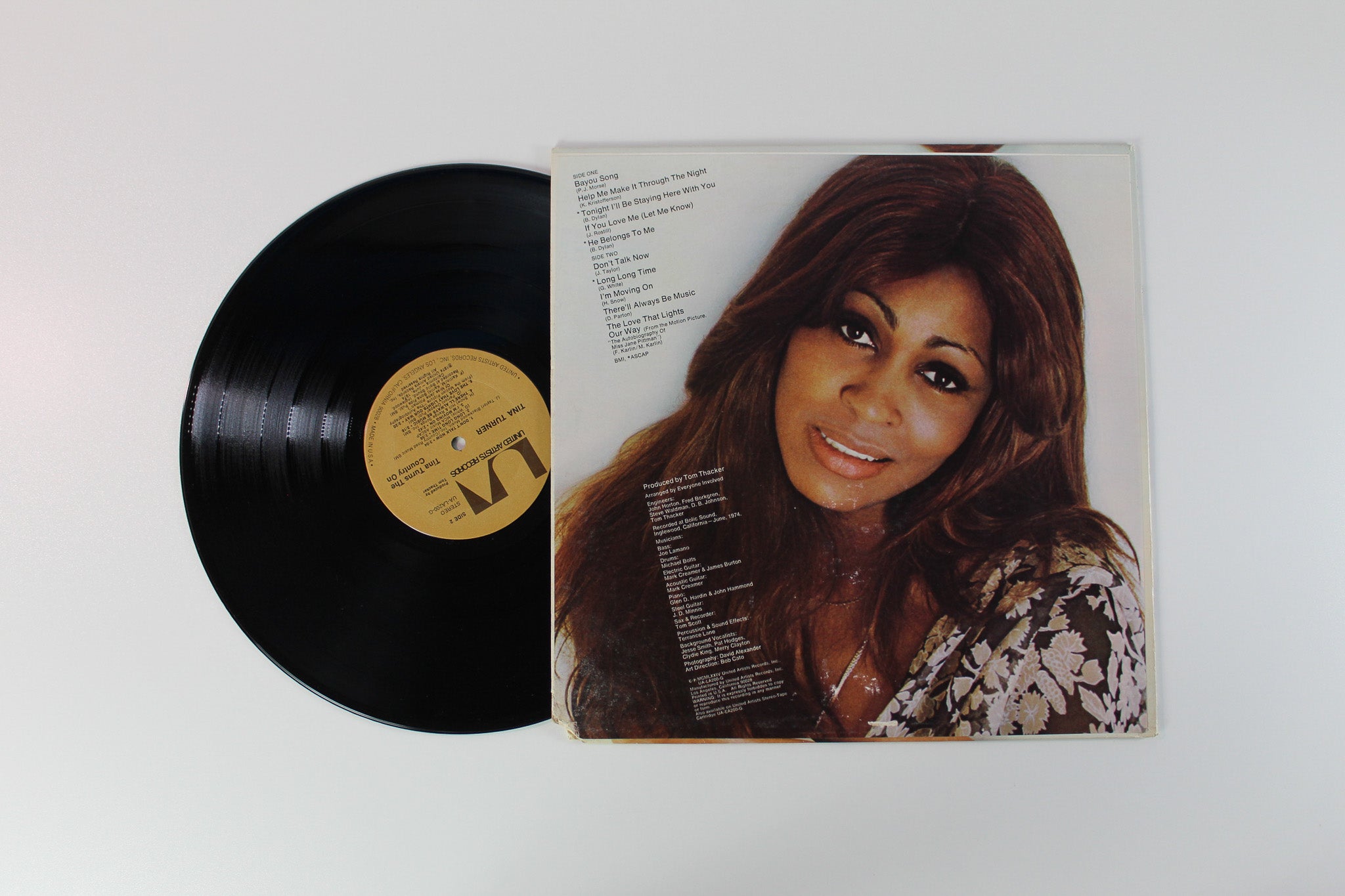 Tina Turner - Tina Turns The Country On on United Artists Records