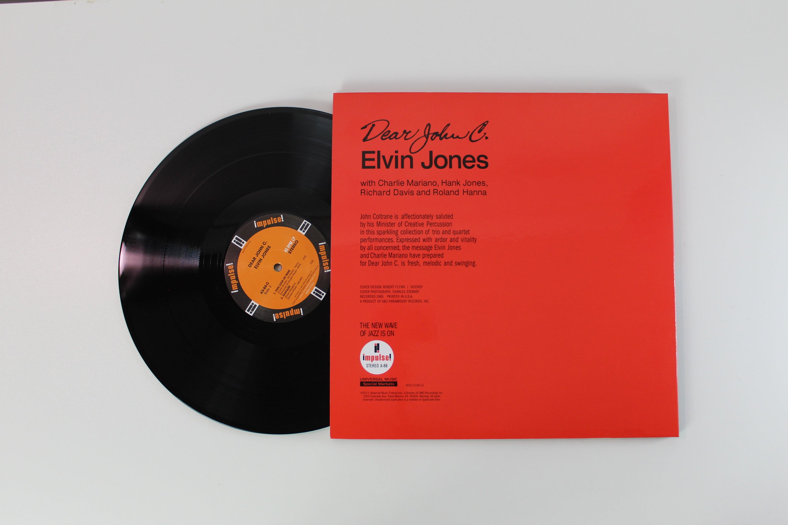 Elvin Jones - Dear John C. on Impulse Analogue Productions 2 X 12" 45 RPM Ltd 180 Gram Reissue