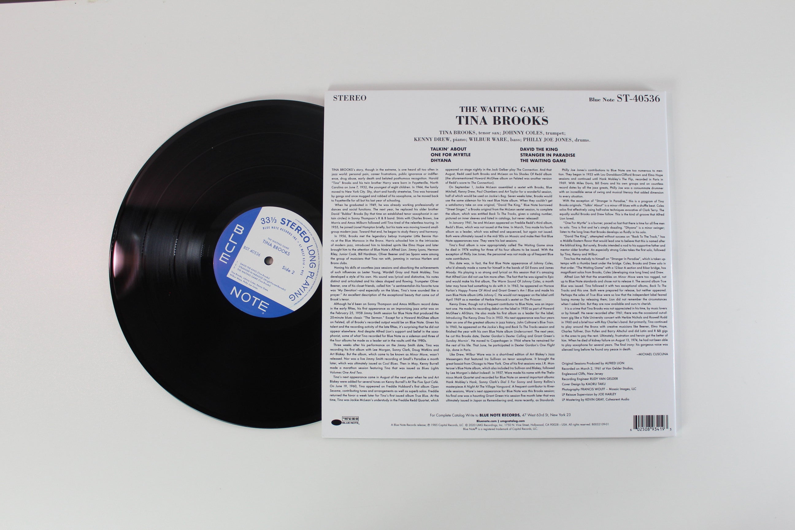 Tina Brooks - The Waiting Game Blue Note Tone Poet Series Reissue