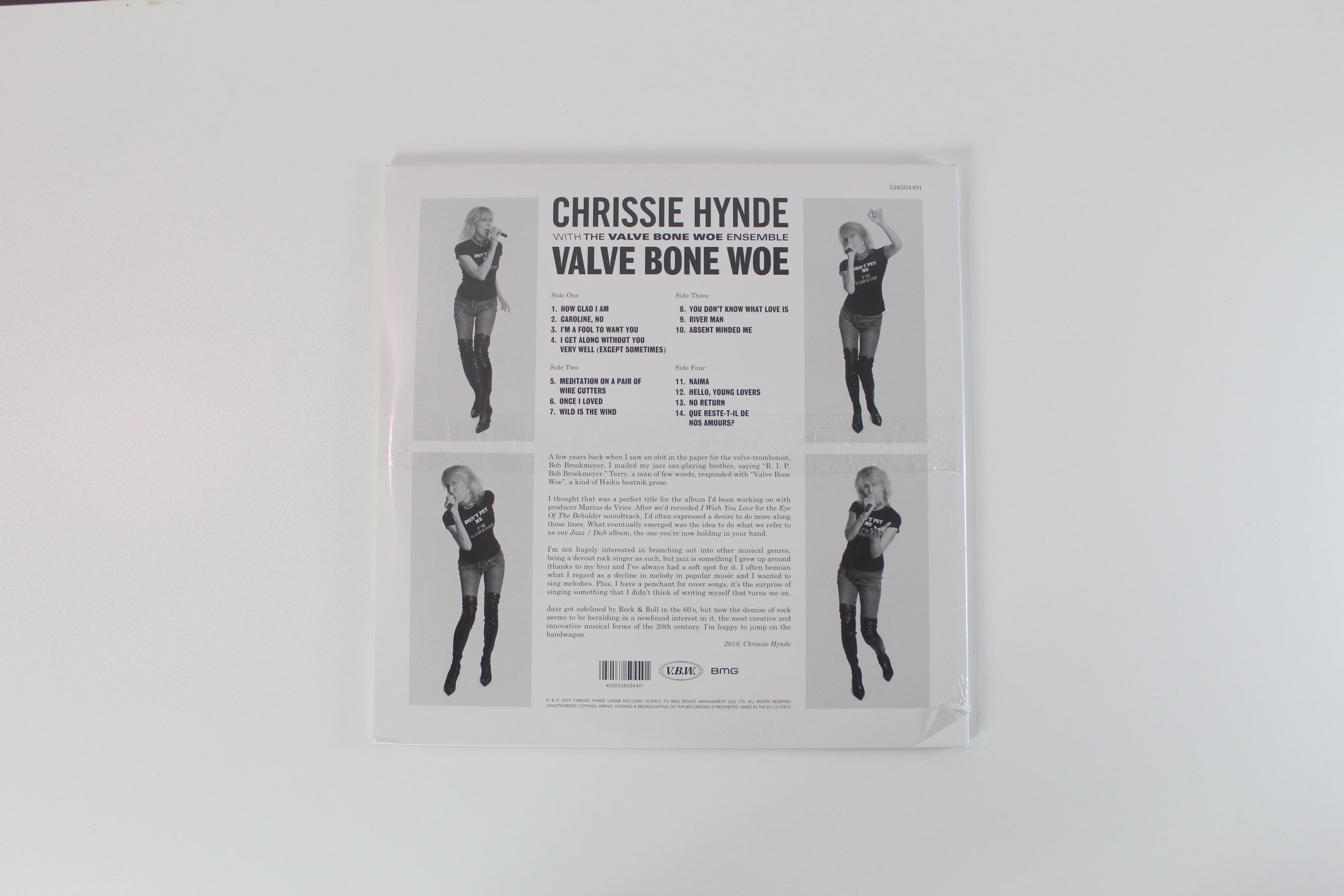 Chrissie Hynde & The Valve Bone Woe Ensemble - Valve Bone Woe on BMG Ltd Edition Sealed