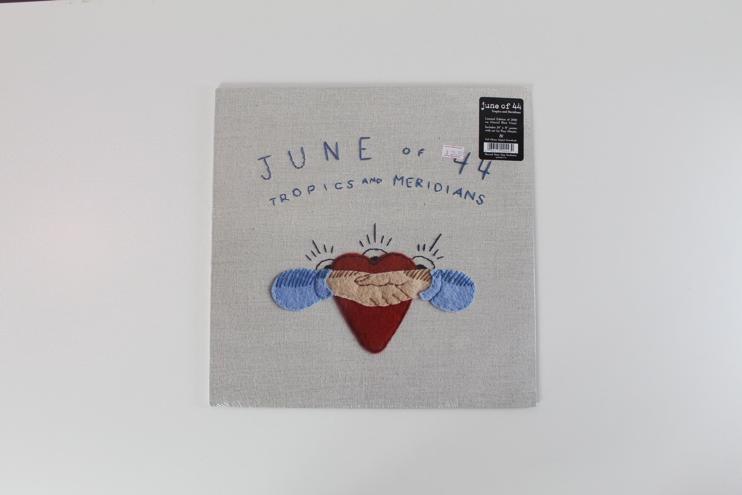 June Of 44 - Tropics And Meridians on Quarterstick Ltd Blue Glacial Vinyl Reissue Sealed