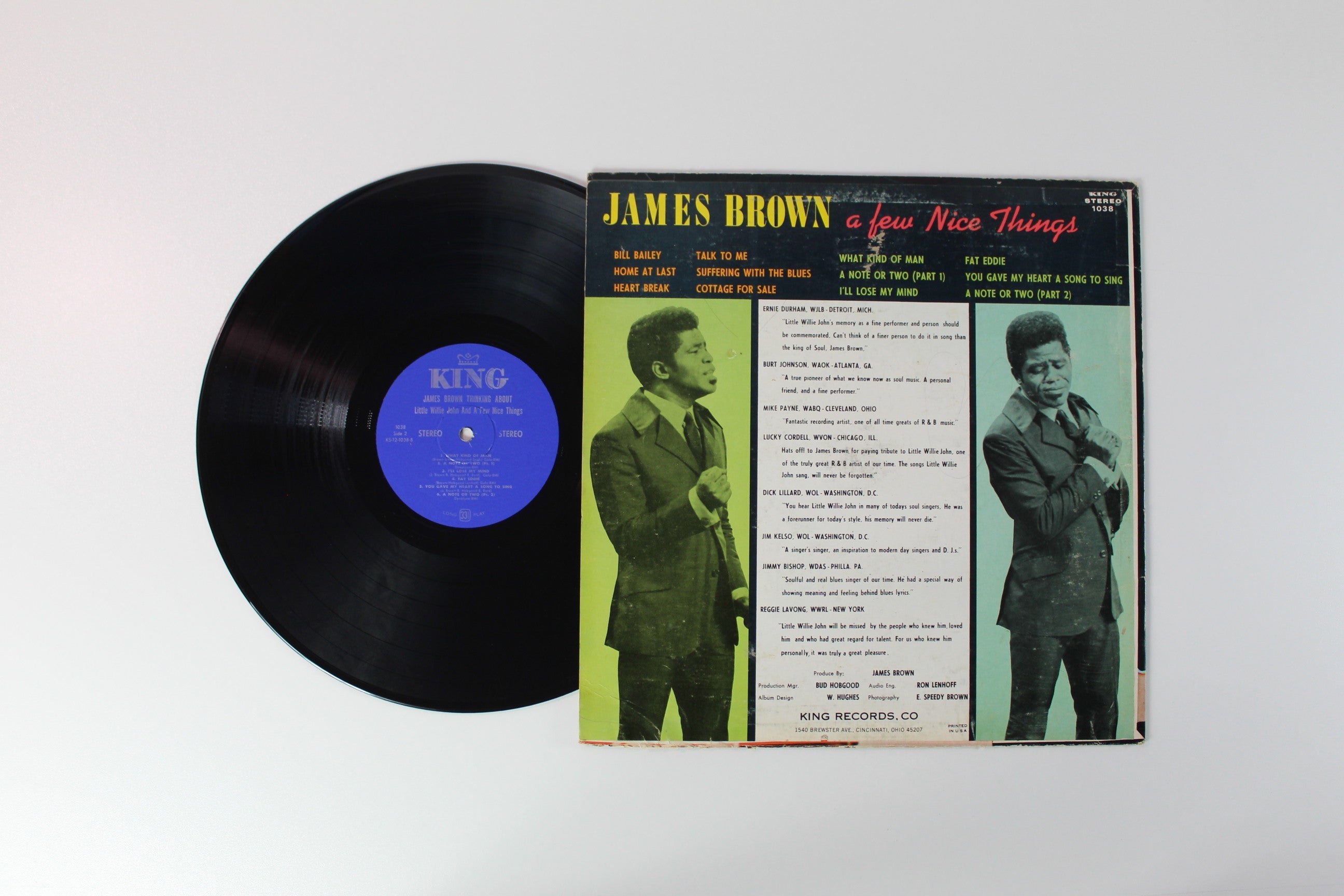 James Brown - Thinking About Little Willie John And A Few Nice Things on King Records