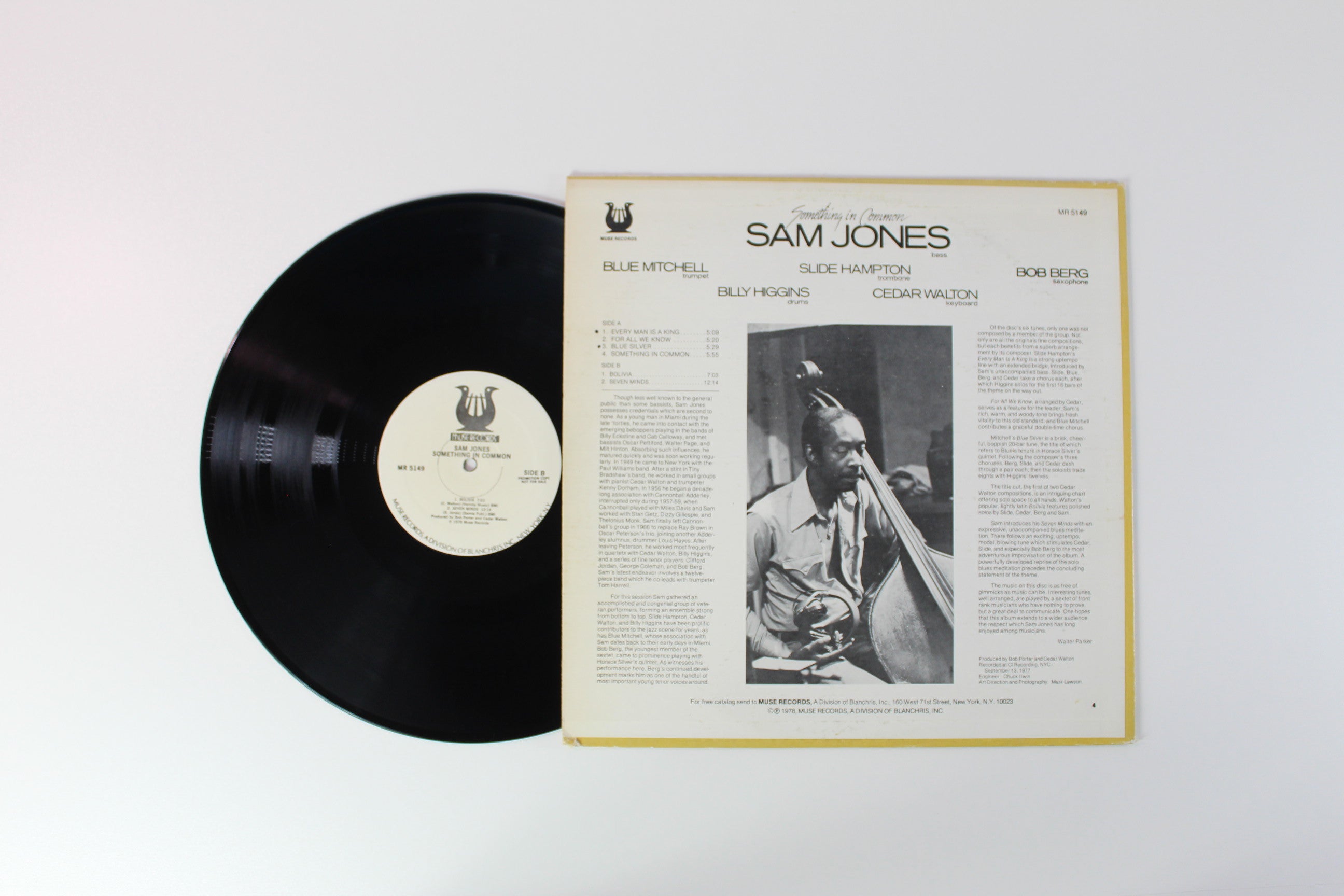 Sam Jones - Something In Common on Muse Records Promo