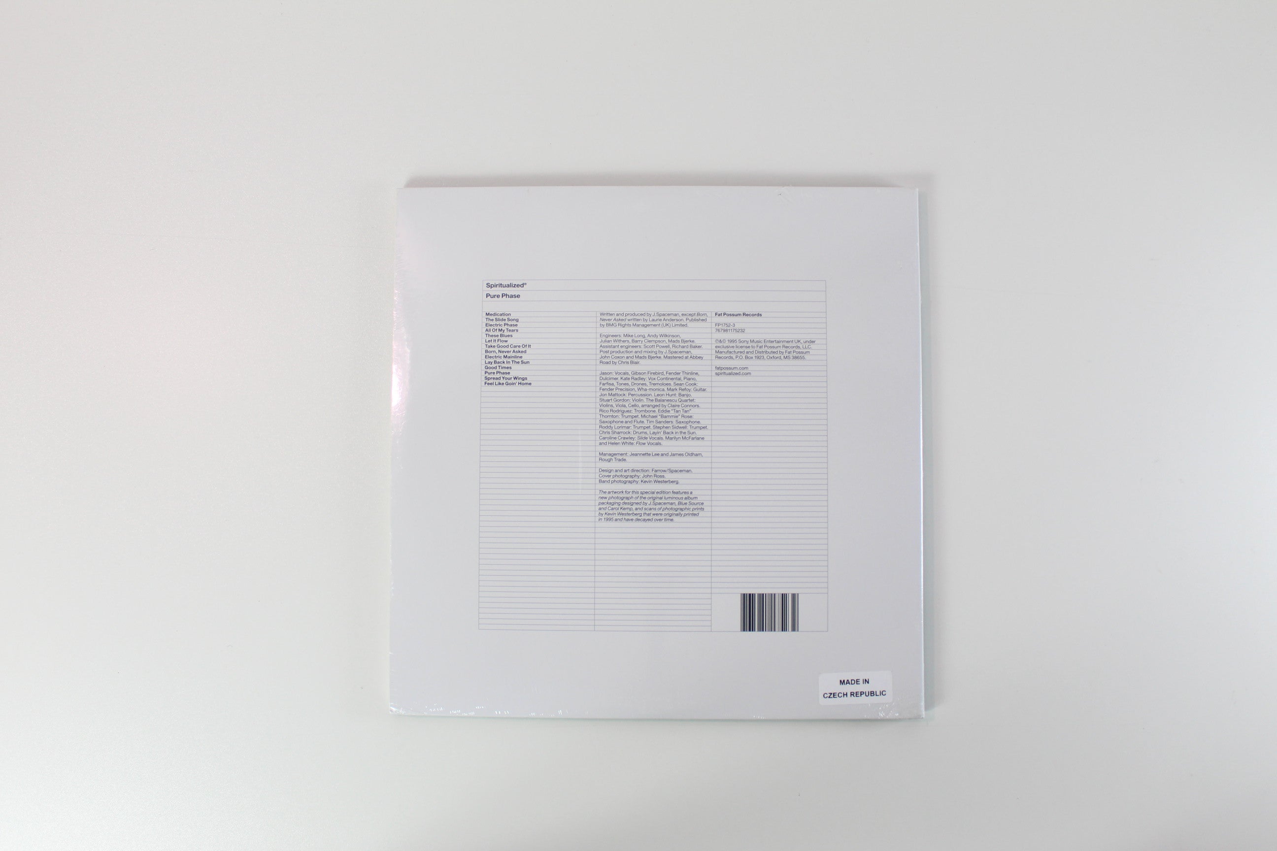 Spiritualized - Pure Phase Ltd. Reissue Glow In The Dark Vinyl on Fat Possum Records Sealed