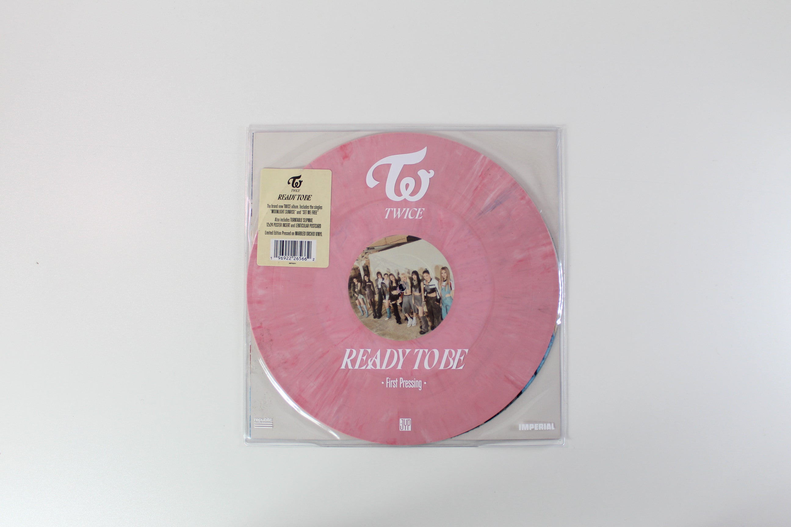 Twice - Ready To Be 45 RPM Ltd. Marbled Orchid Vinyl on JYP Entertainm