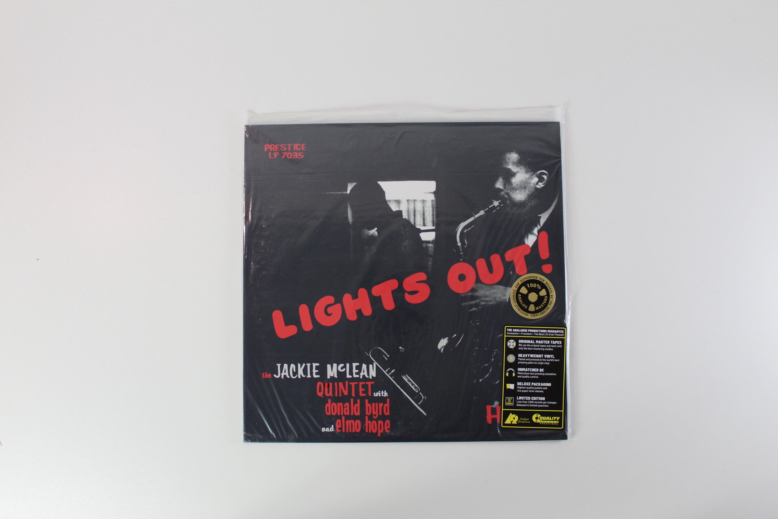 Jackie McLean Quintet, Donald Byrd, Elmo Hope - Lights Out! Ltd. Reissue on Analogue Productions Sealed