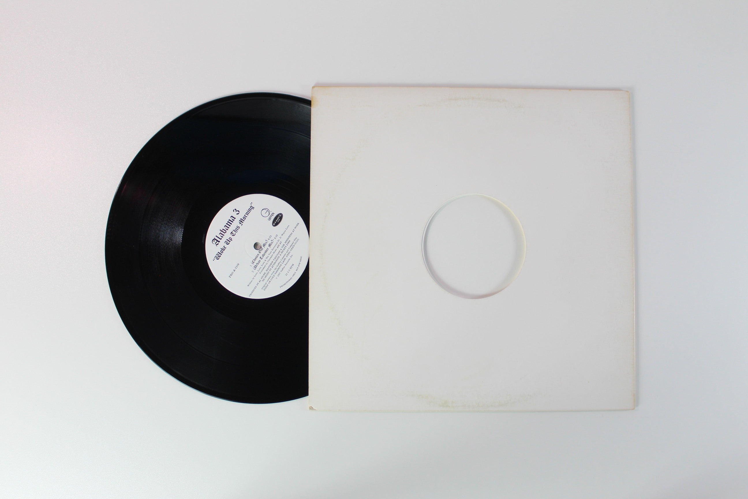 Alabama 3 - Woke Up This Morning on Geffen Records - 12" Promo Single