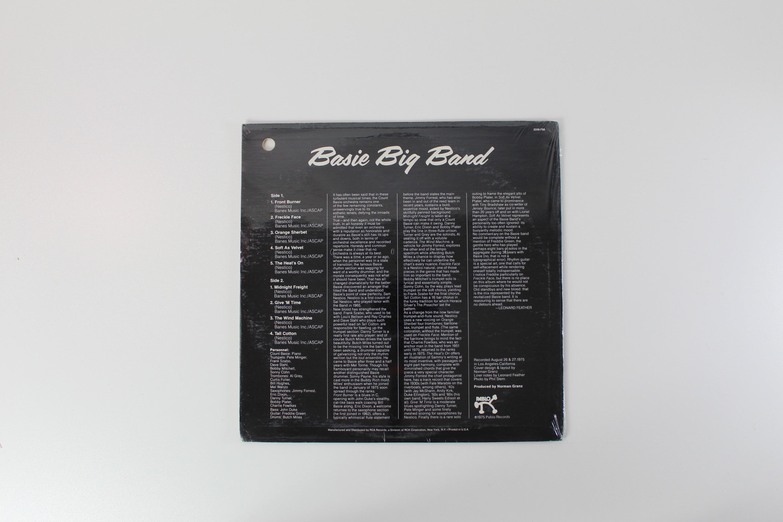 Count Basie - Basie Big Band on Pablo Records Sealed