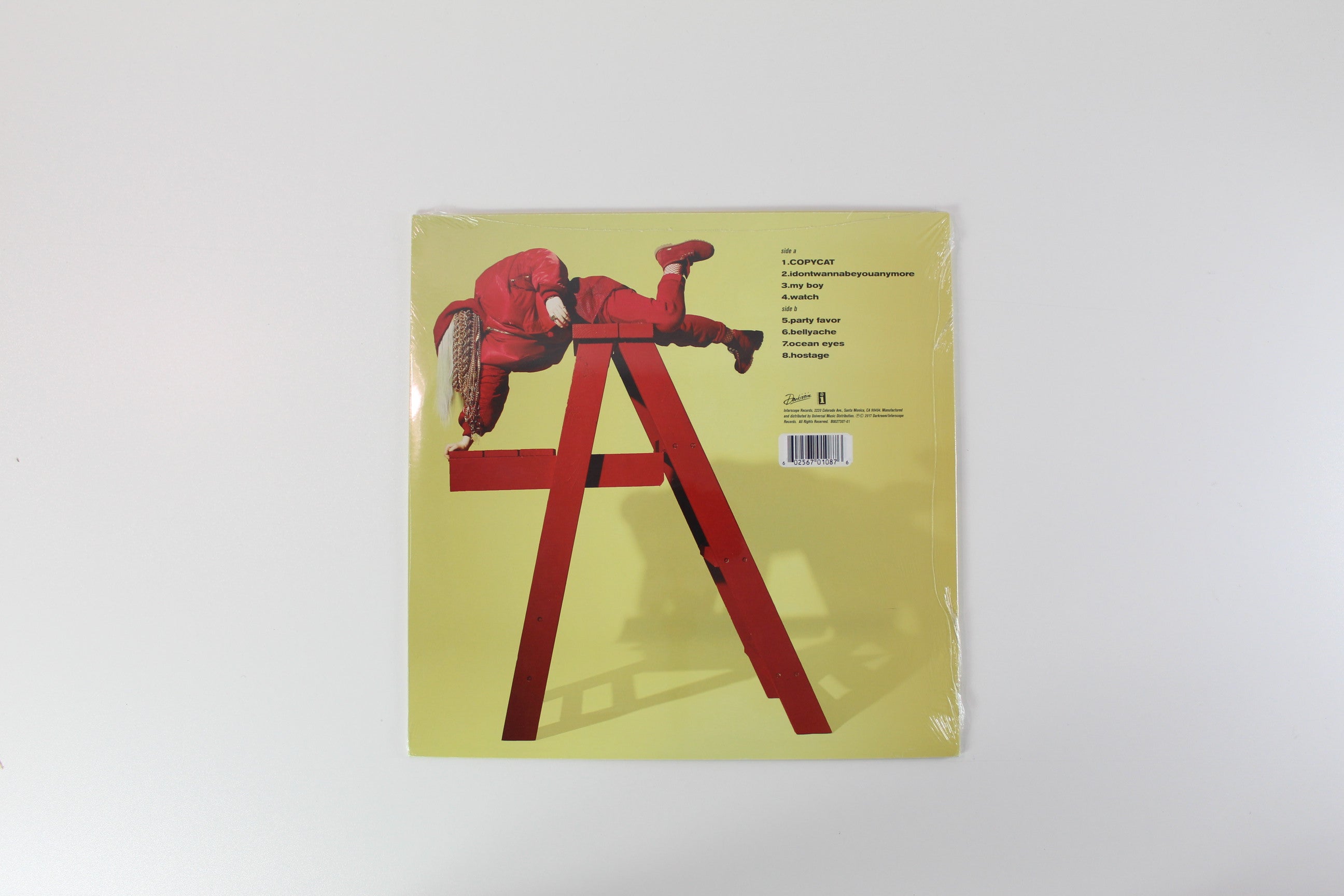 Billie Eilish - Dont Smile At Me Ltd. Yellow Vinyl on Interscope Records