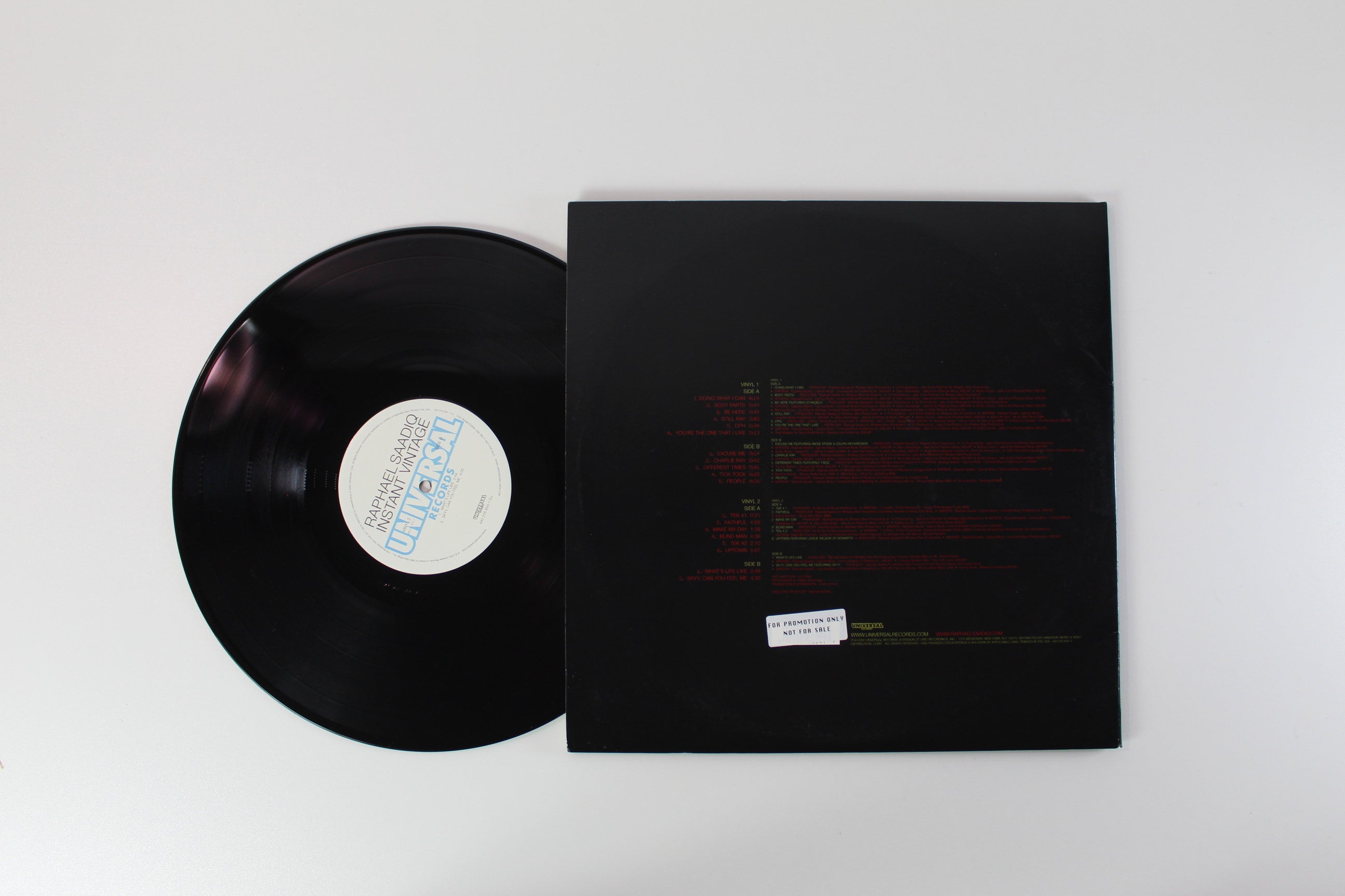 Raphael Saadiq - Instant Vintage on Universal Records Promo