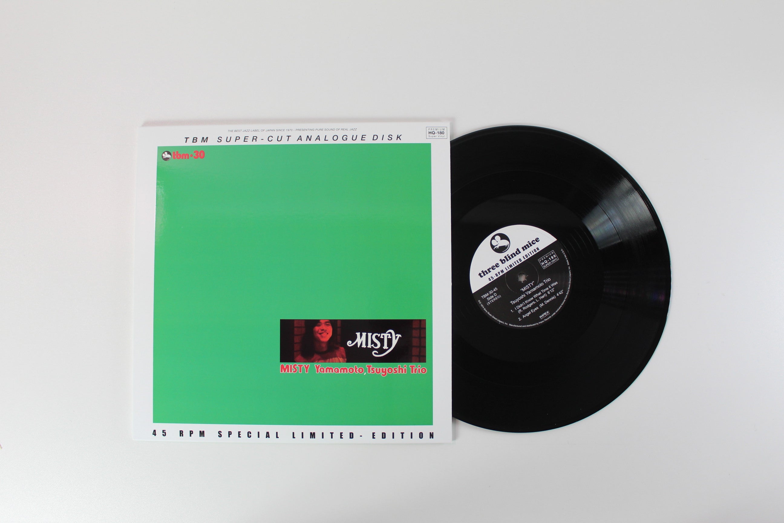 Tsuyoshi Yamamoto Trio - Misty 45 RPM Ltd. Reissue on Impex Records