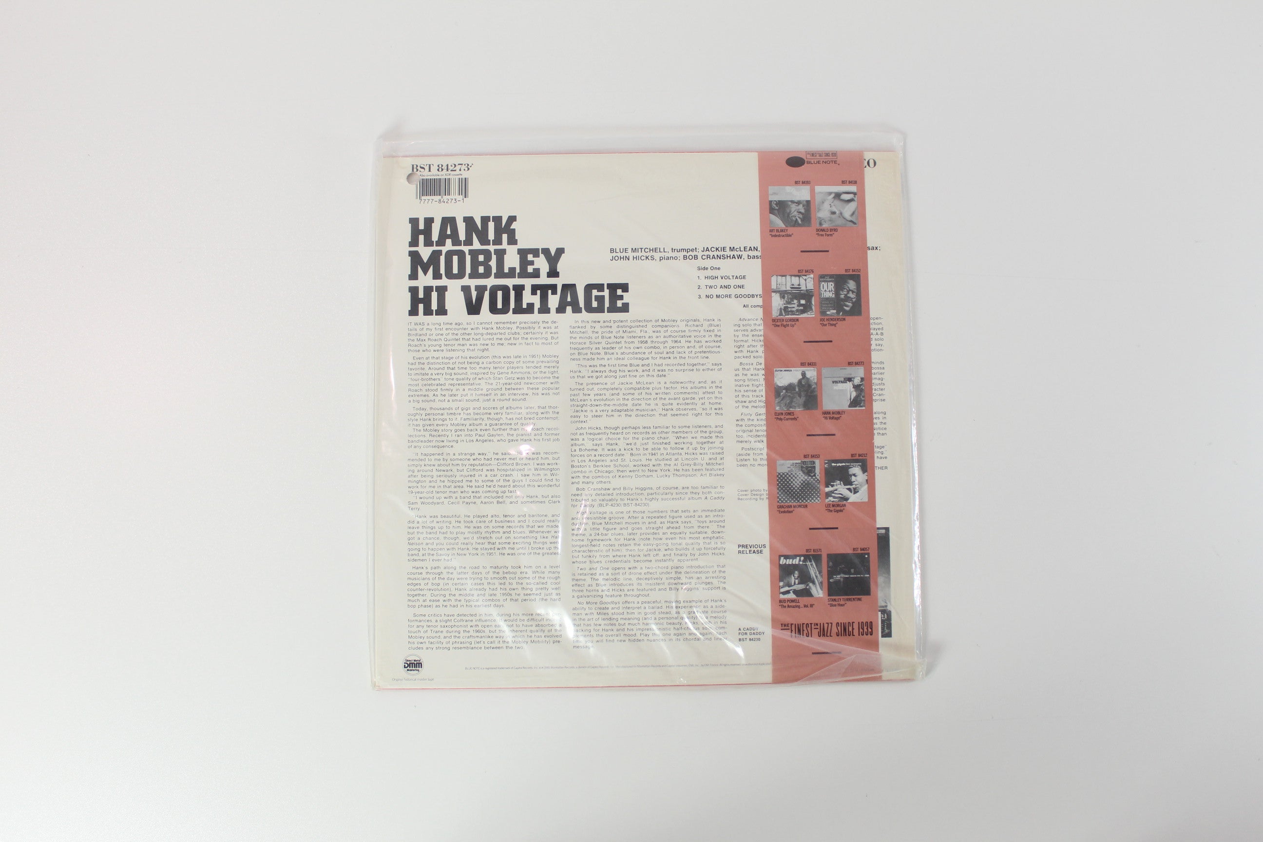 Hank Mobley - Hi Voltage on Blue Note DMM Reissue Sealed