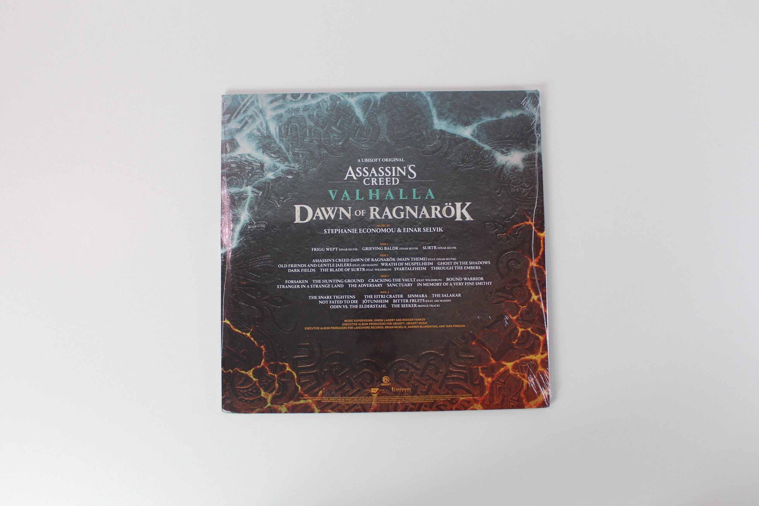 Stephanie Economou & Einar Selvik - Assassin's Creed Valhalla: Dawn Of Ragnarök (Original Game Soundtrack) on Lakeshore Gold With Black Smoke Vinyl Sealed