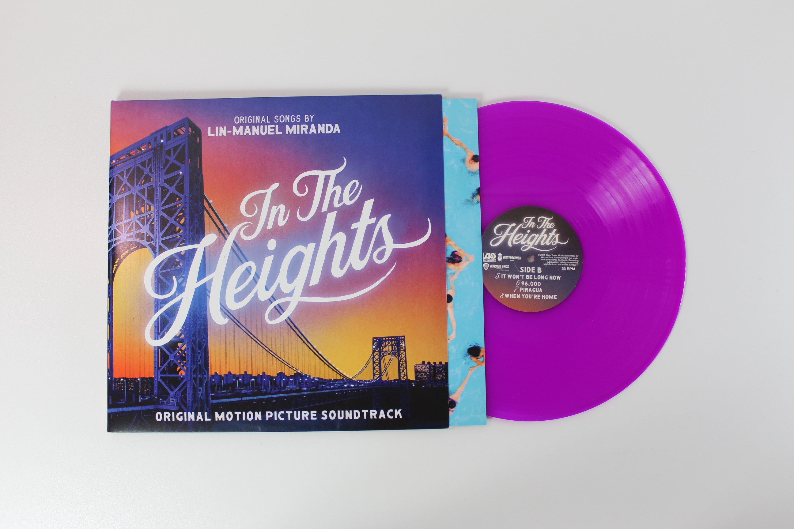 Lin-Manuel Miranda - In The Heights - Original Motion Picture Soundtrack on Atlantic WaterTower Ltd Violet Vinyl