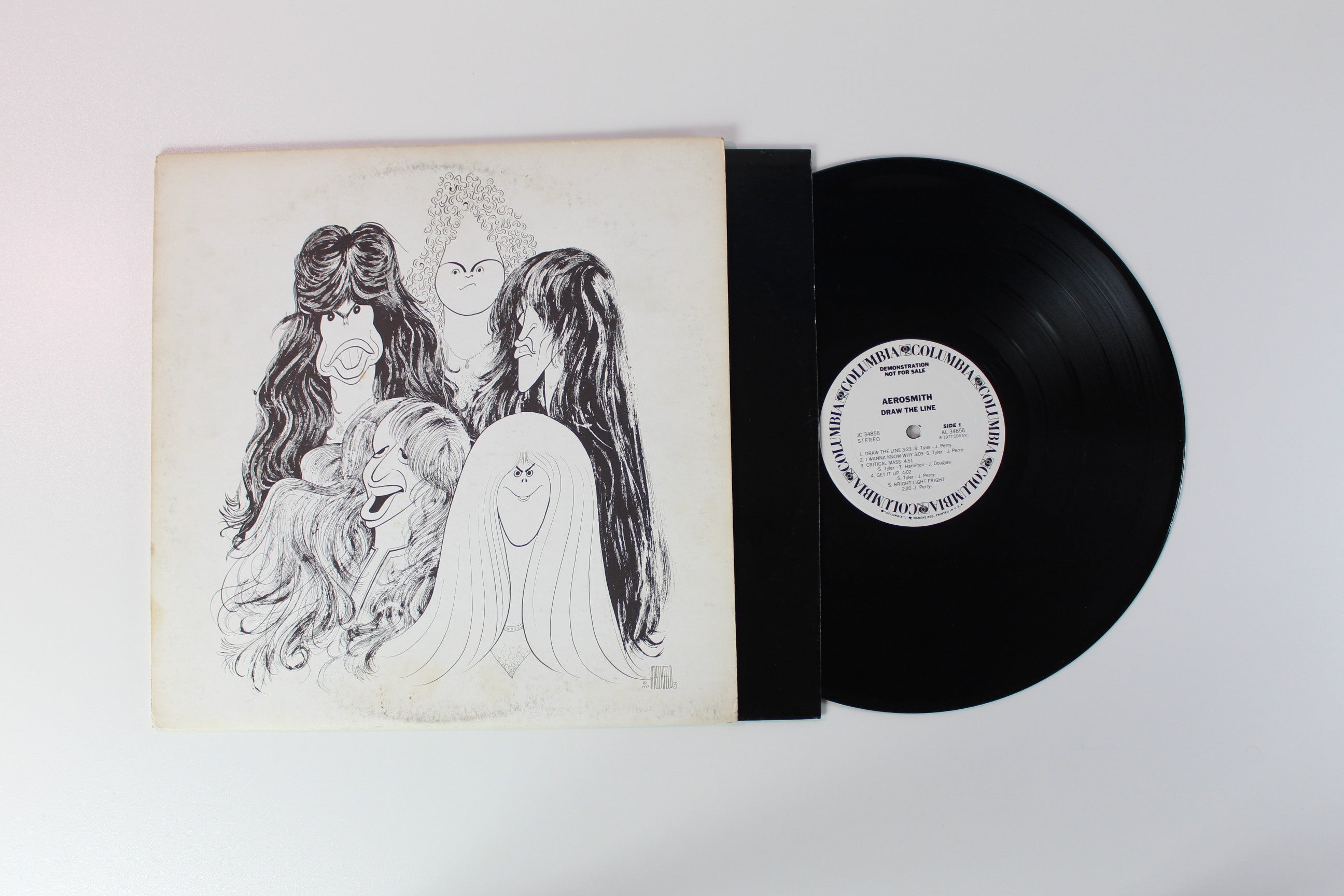 Aerosmith - Draw The Line on Columbia - Promo