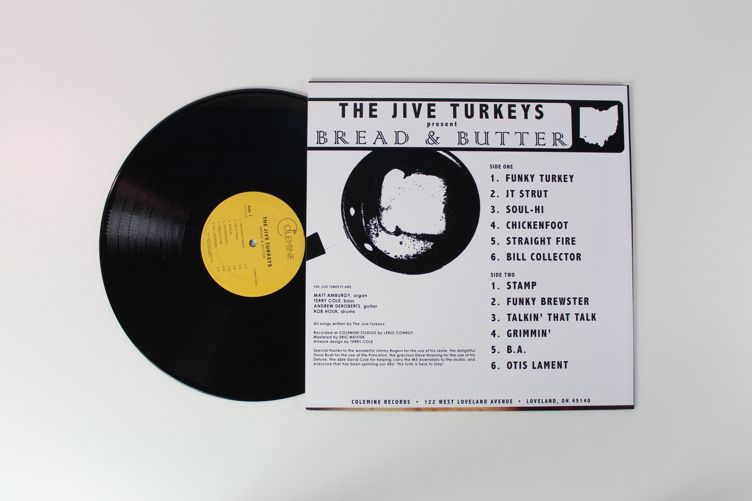 The Jive Turkeys - Bread & Butter on Colemine Records