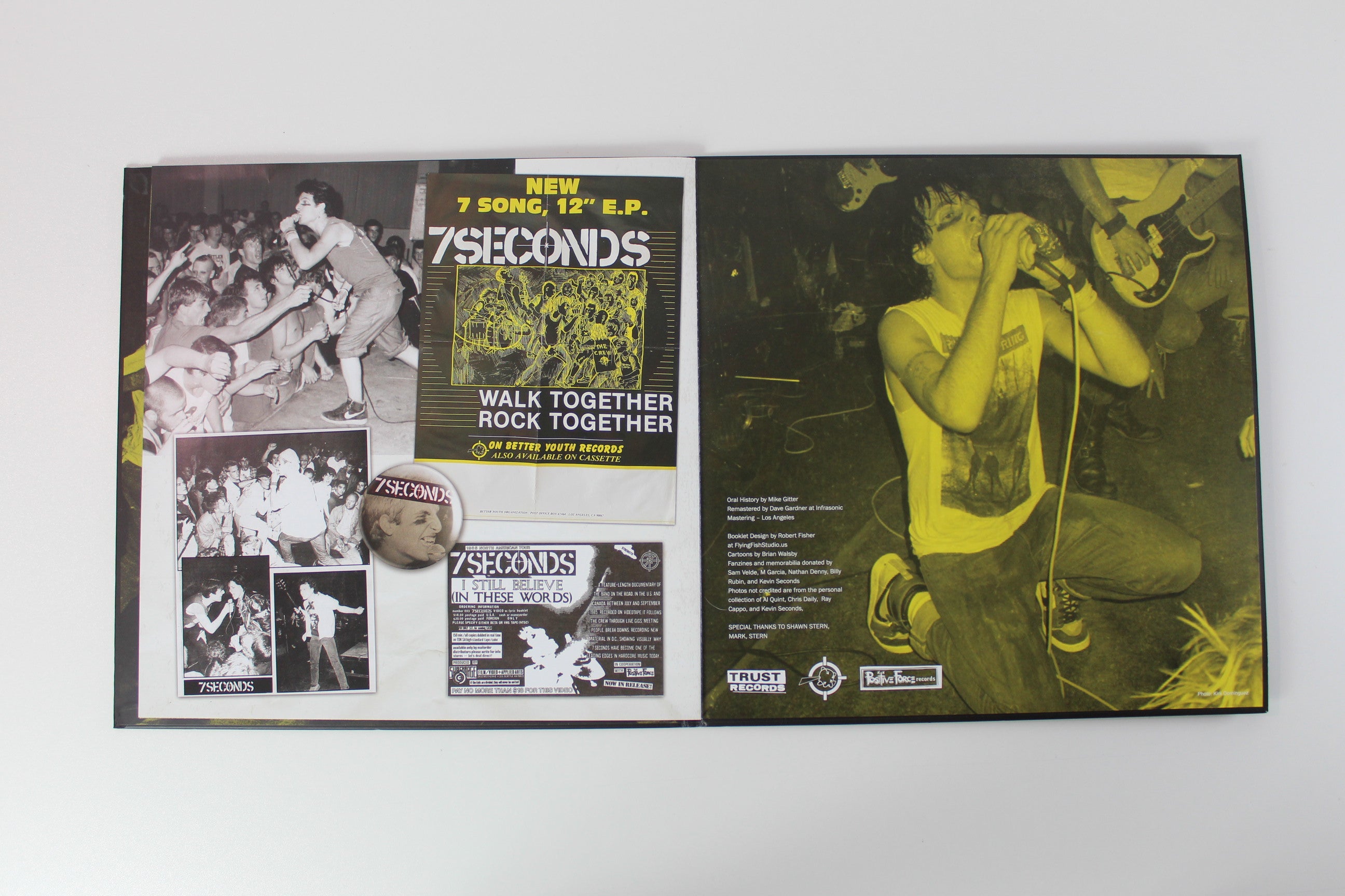 7 Seconds - Walk Together Rock Together on Trust Records Ltd Reissue