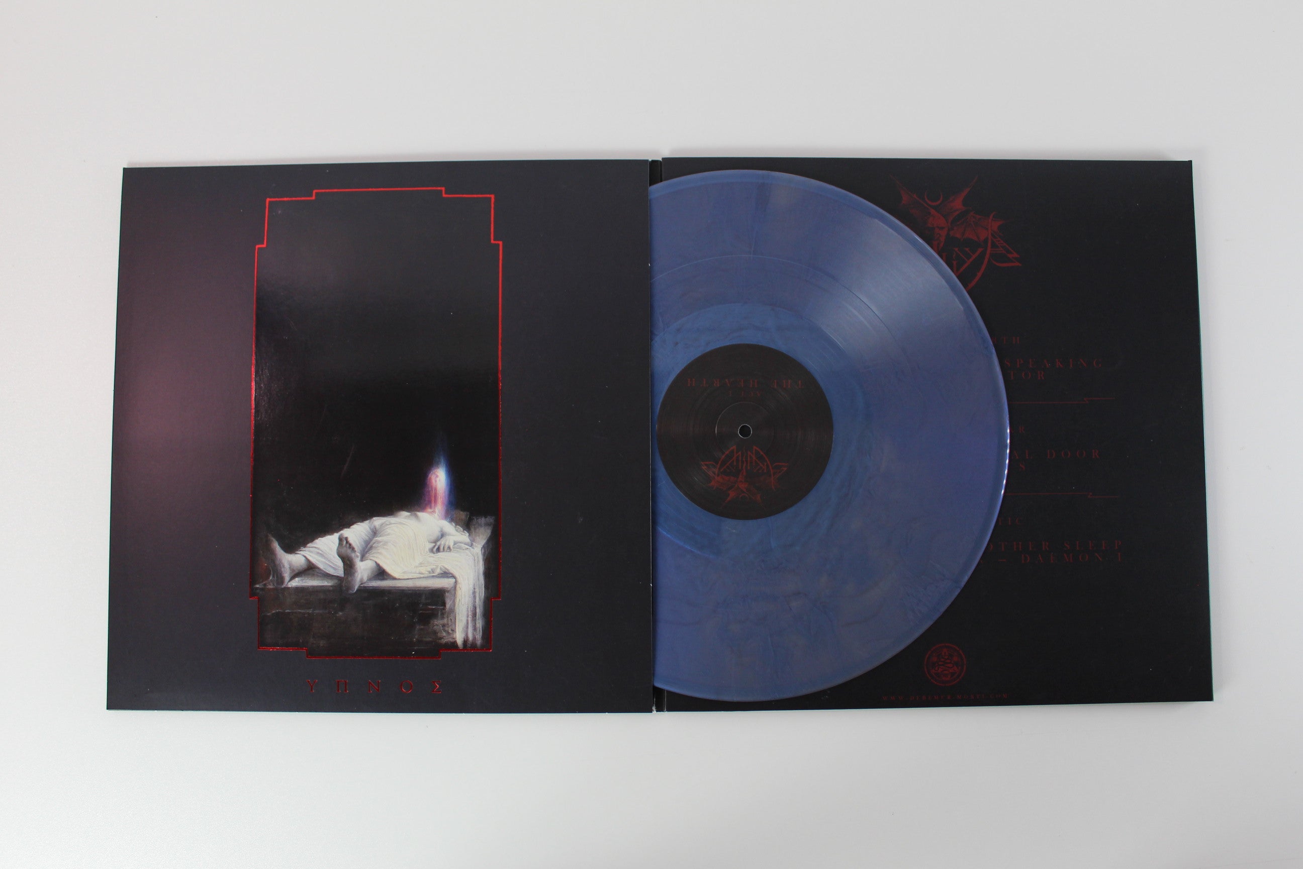 Akhlys - House Of The Black Geminus on Debemur Morti Ltd Numbered Blue/Silver Mixed Vinyl