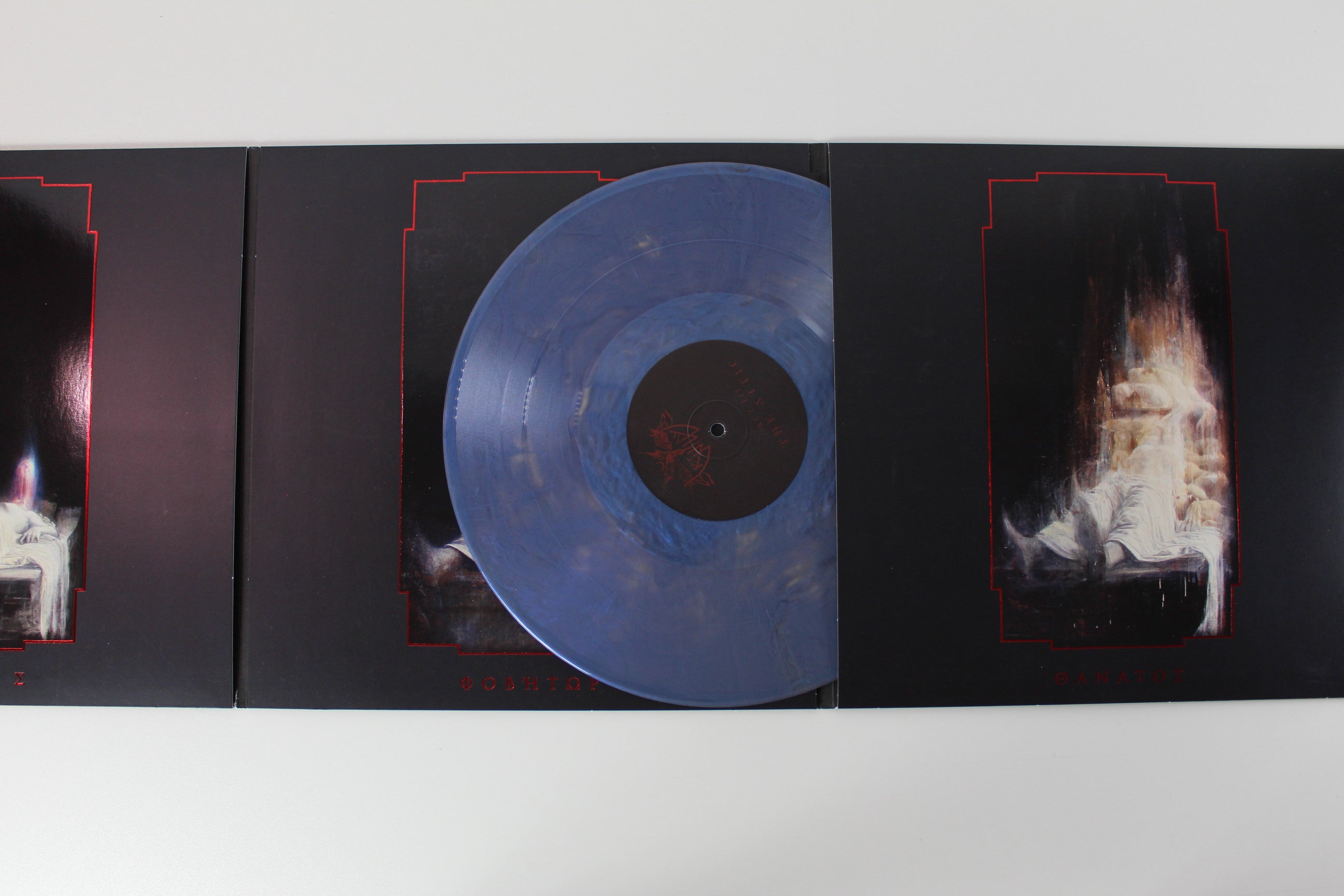 Akhlys - House Of The Black Geminus on Debemur Morti Ltd Numbered Blue/Silver Mixed Vinyl