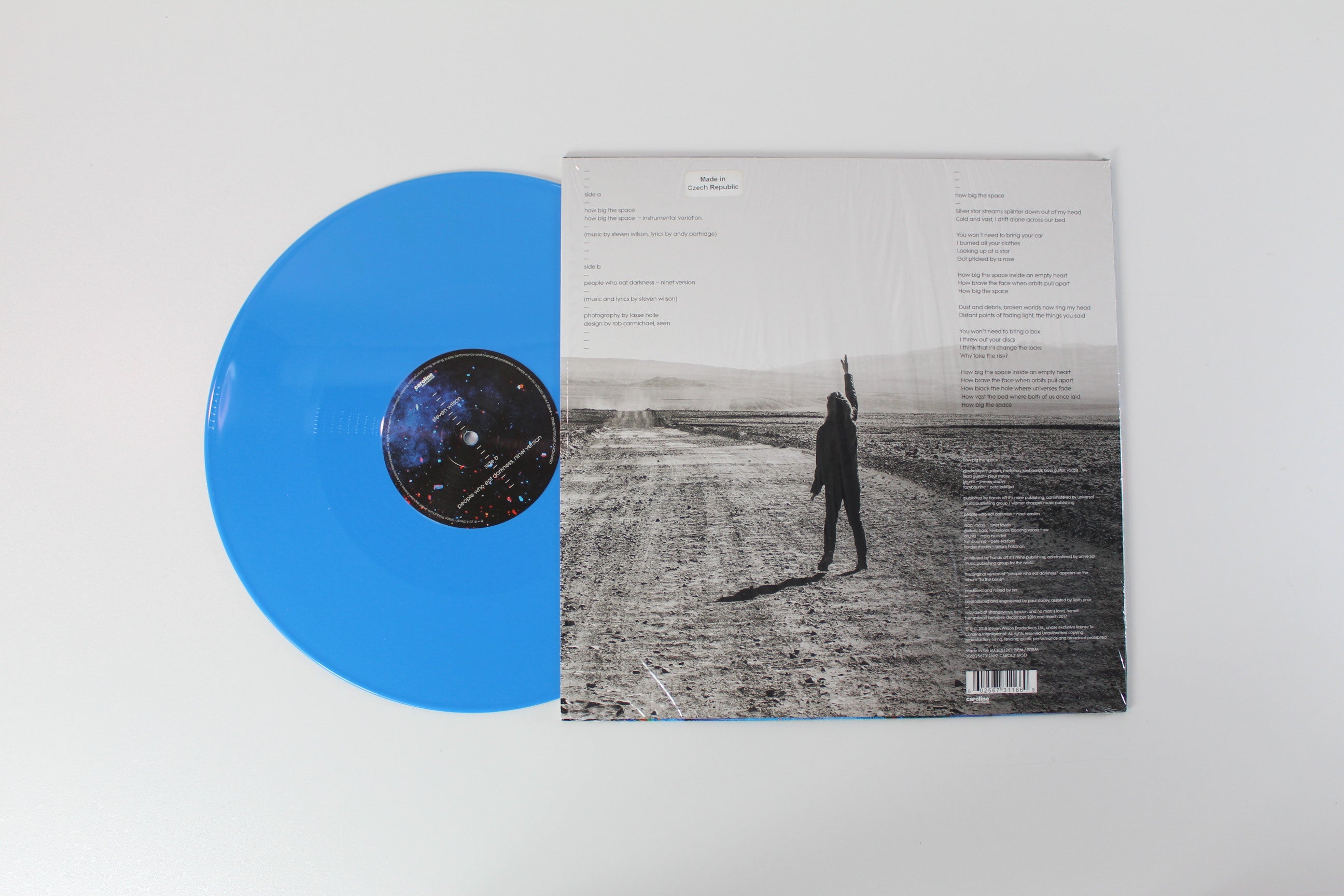 Steven Wilson - How Big The Space on Caroline International RSD 2018 Ltd Blue Vinyl
