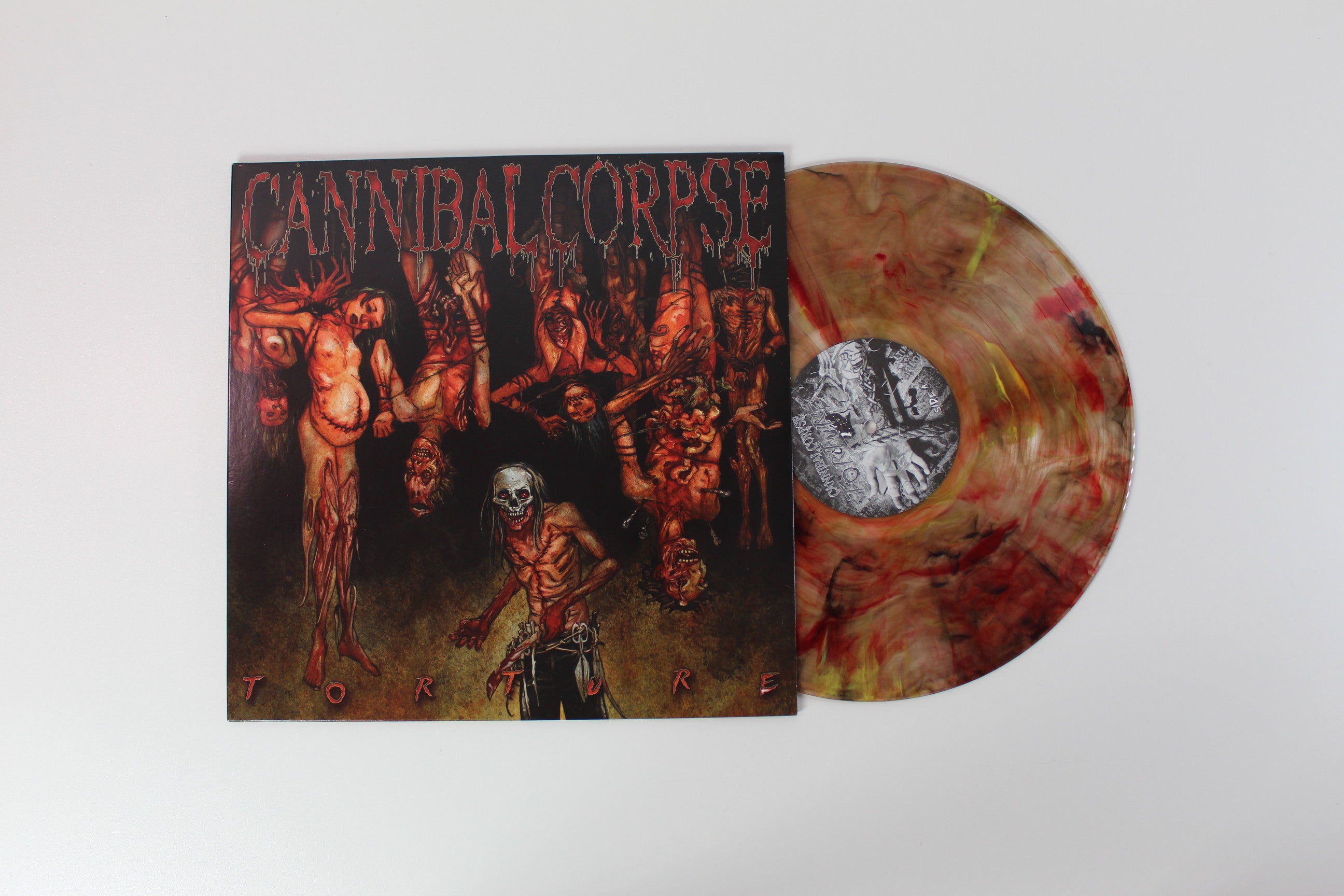 Cannibal Corpse - Torture on Metal Blade Sarcophagus Fluid Vinyl Reissue