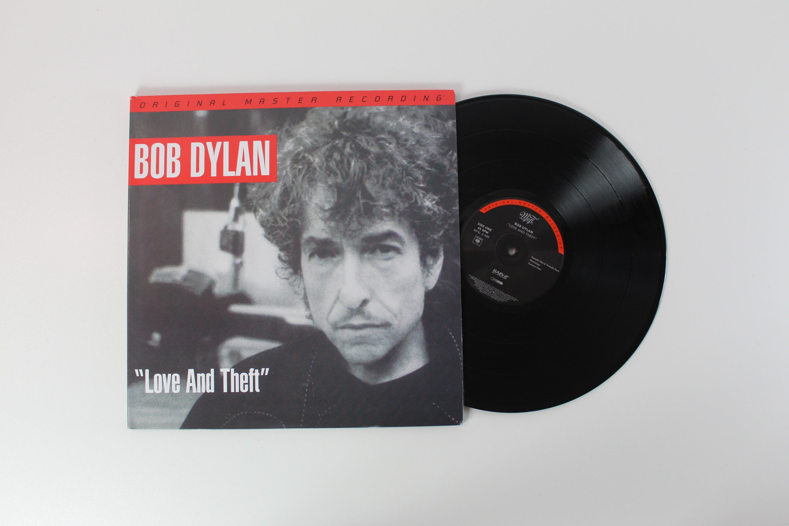 Bob Dylan - "Love And Theft" on Mobile Fidelity Sound Lab 2 X 12" 45 RPM Ltd Numbered Reissue