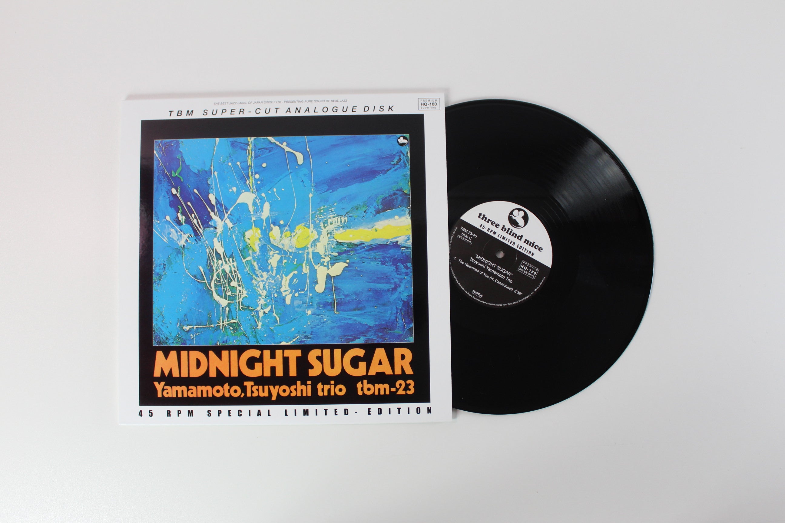 Tsuyoshi Yamamoto Trio - Midnight Sugar on Three Blind Mice Impex TB Super Cut 2 X 12" 45 RPM Ltd 180 Gram Reissue