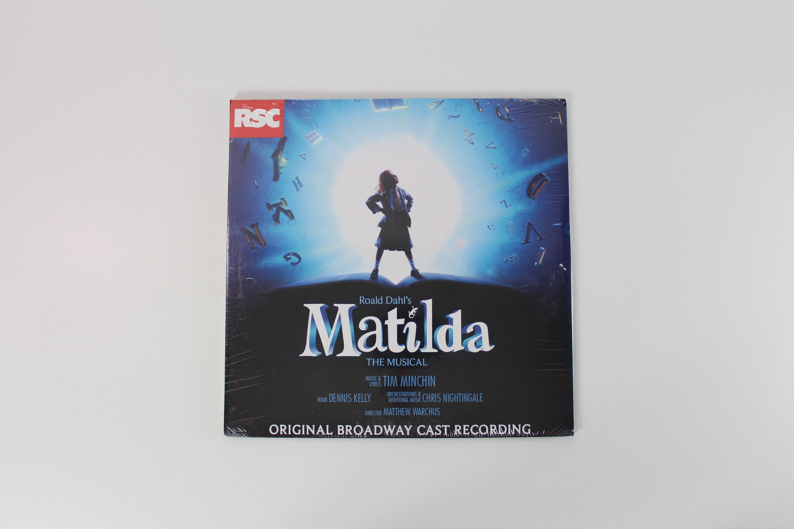 Tim Minchin - Matilda The Musical: Original Broadway Cast Recording on Broadway Yellow Sound Blue Vinyl  Sealed