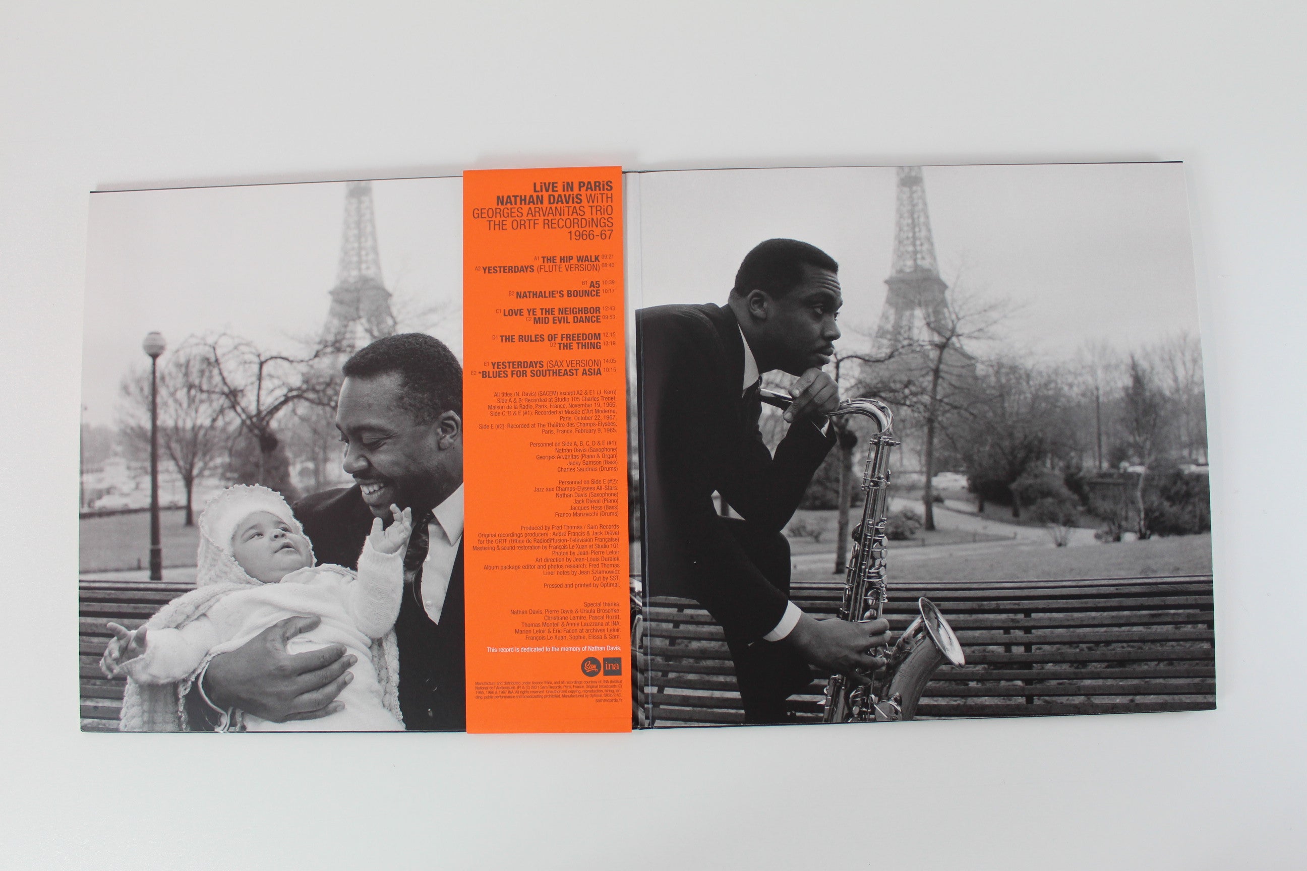 Nathan Davis With Georges Arvanitas Trio - Live In Paris - The ORTF Recordings 1966/67 on Sam Records