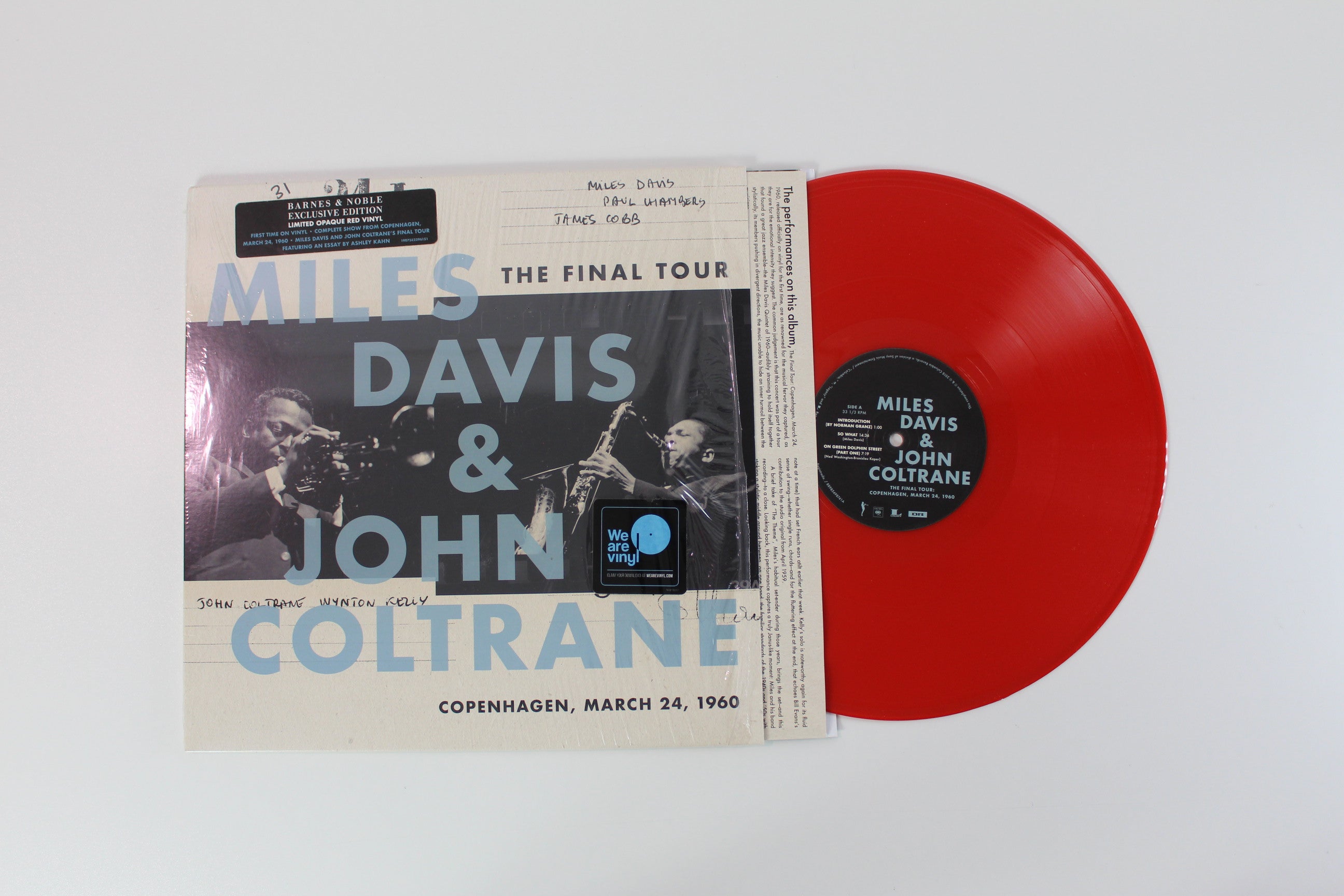 Miles Davis & John Coltrane - The Final Tour: Copenhagen March 24 1960 on Columbia Legacy Ltd Red Vinyl Reissue