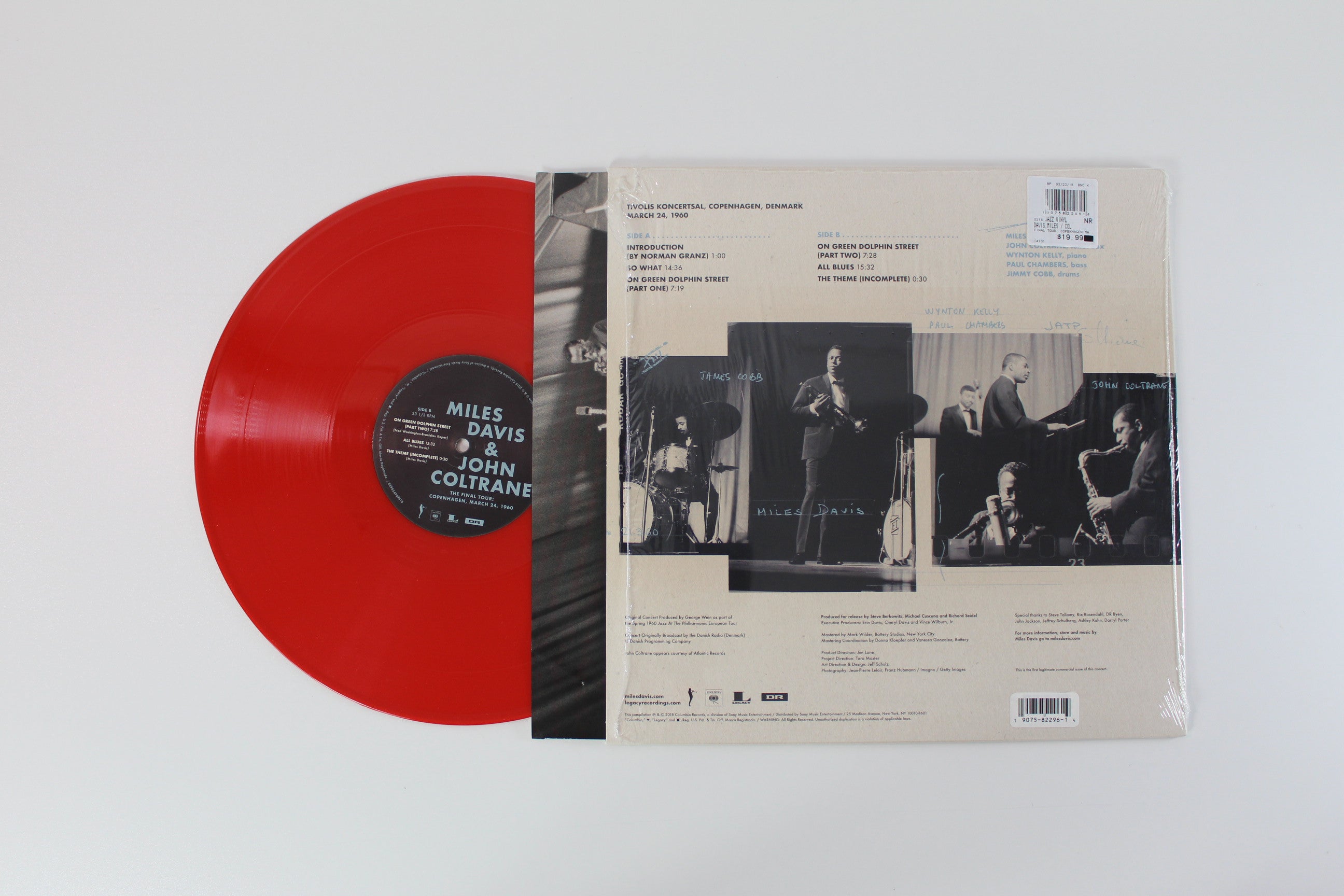 Miles Davis & John Coltrane - The Final Tour: Copenhagen March 24 1960 on Columbia Legacy Ltd Red Vinyl Reissue