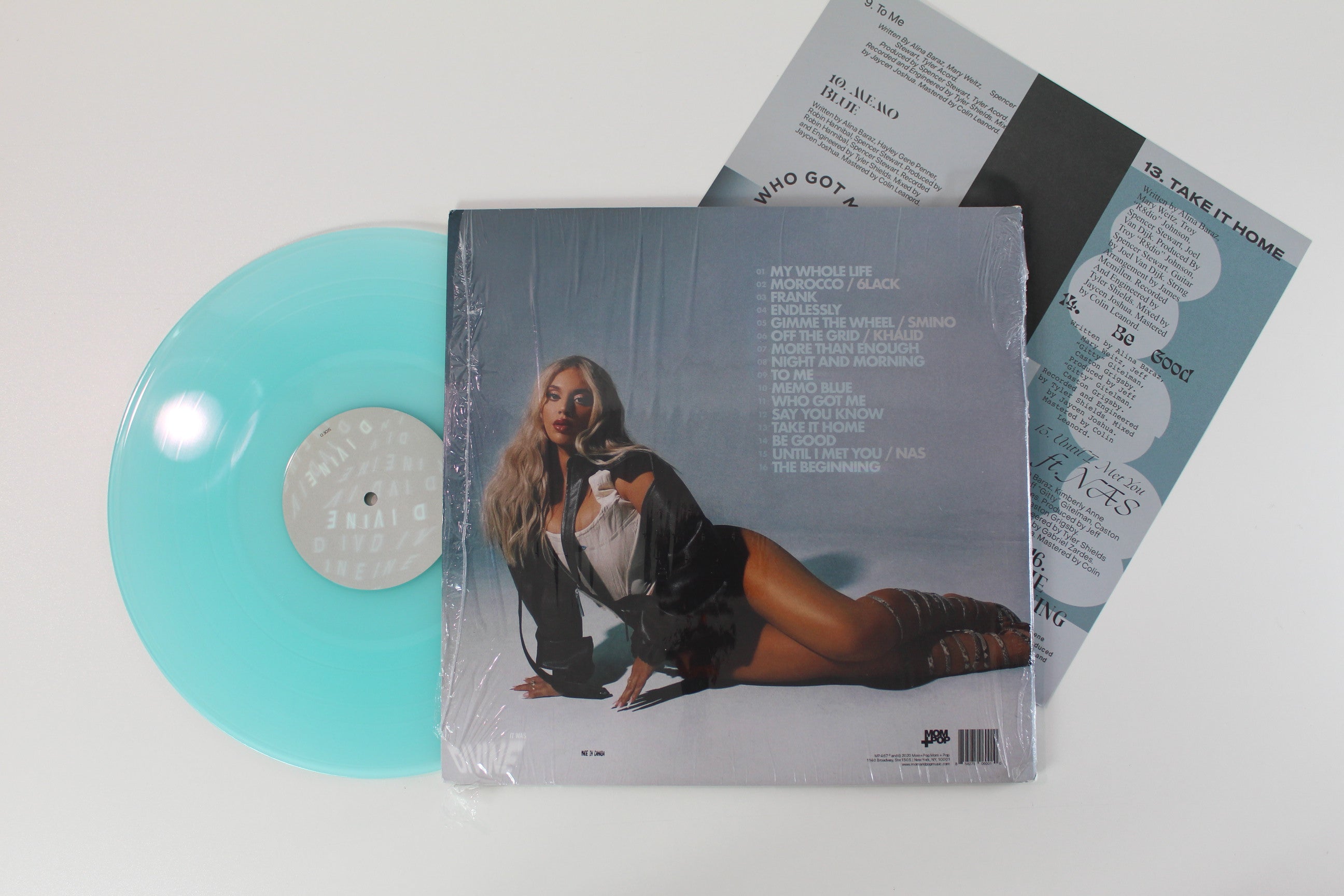 Alina Baraz - It Was Divine on Mom + Pop Blue Vinyl