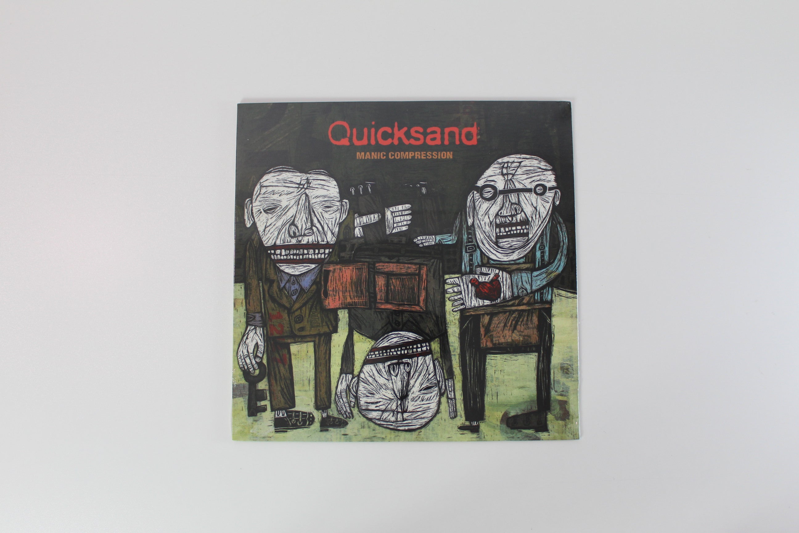Quicksand - Manic Compression on Asbestos Island Reissue Sealed