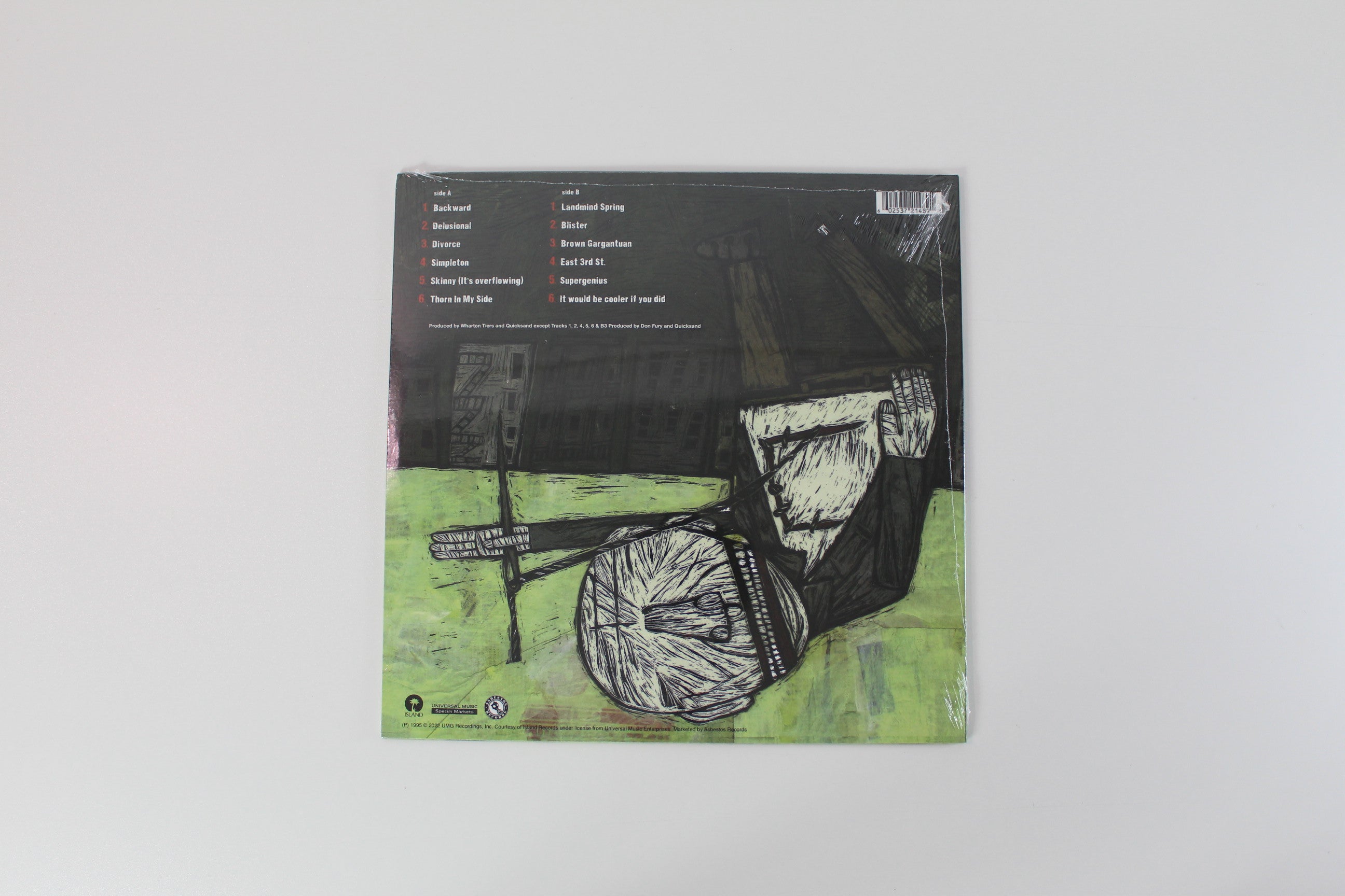 Quicksand - Manic Compression on Asbestos Island Reissue Sealed