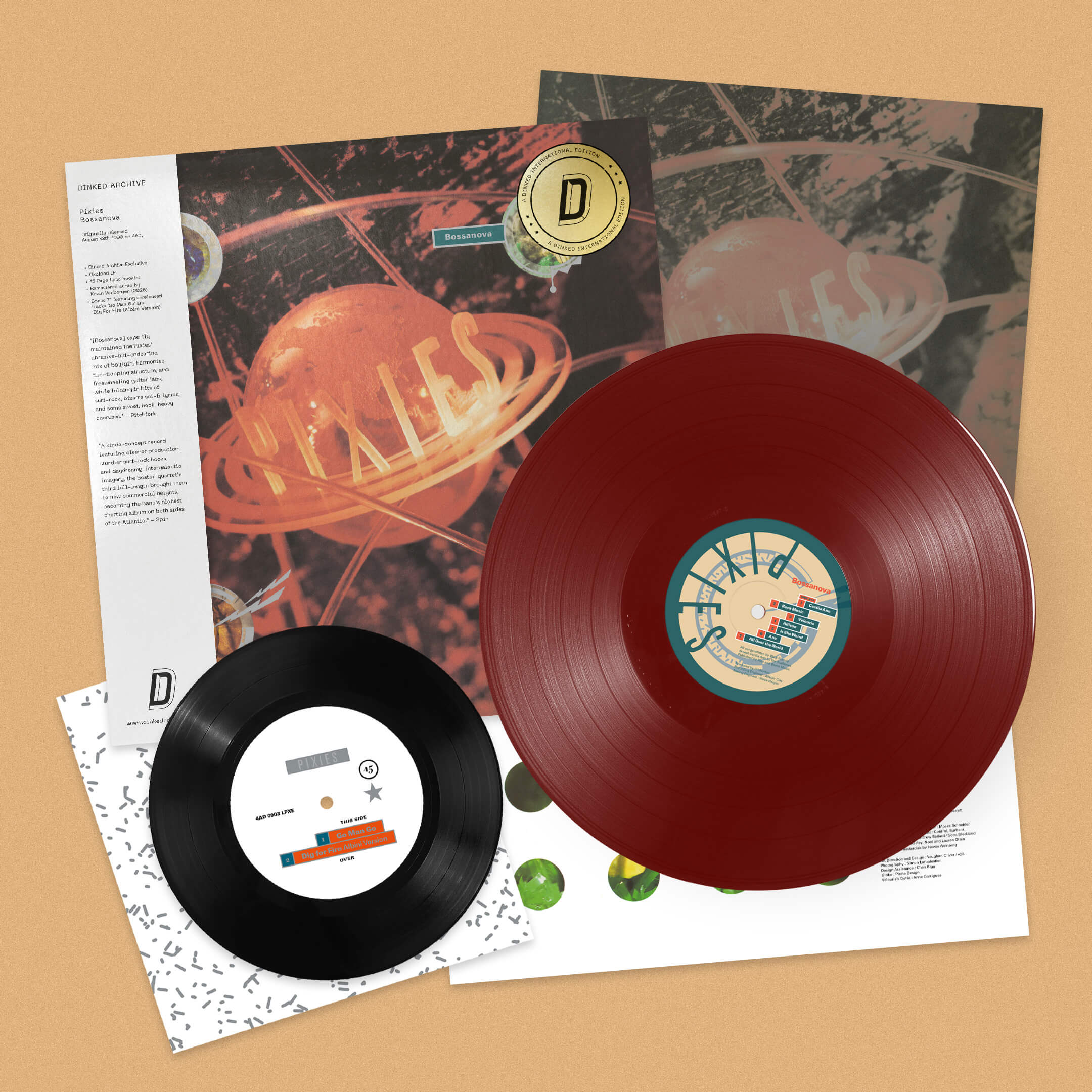 [PRE-ORDER] Pixies - Bossanova [Oxblood Vinyl w/ Bonus 7"] [Dinked International Edition] [Release Date: 09/11/2026]