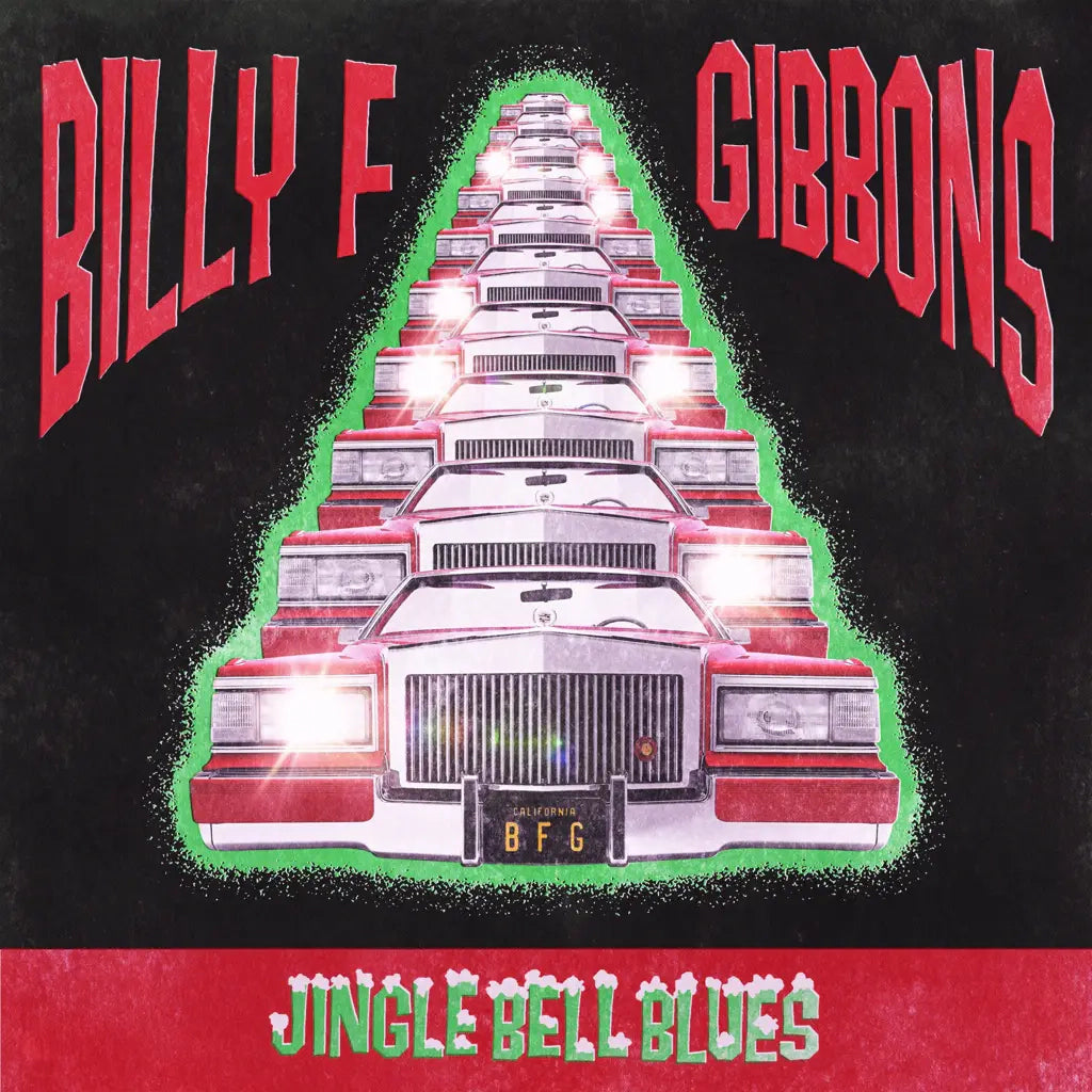 Billy F Gibbons - Jingle Bell Blues [7" Clear Red Vinyl]