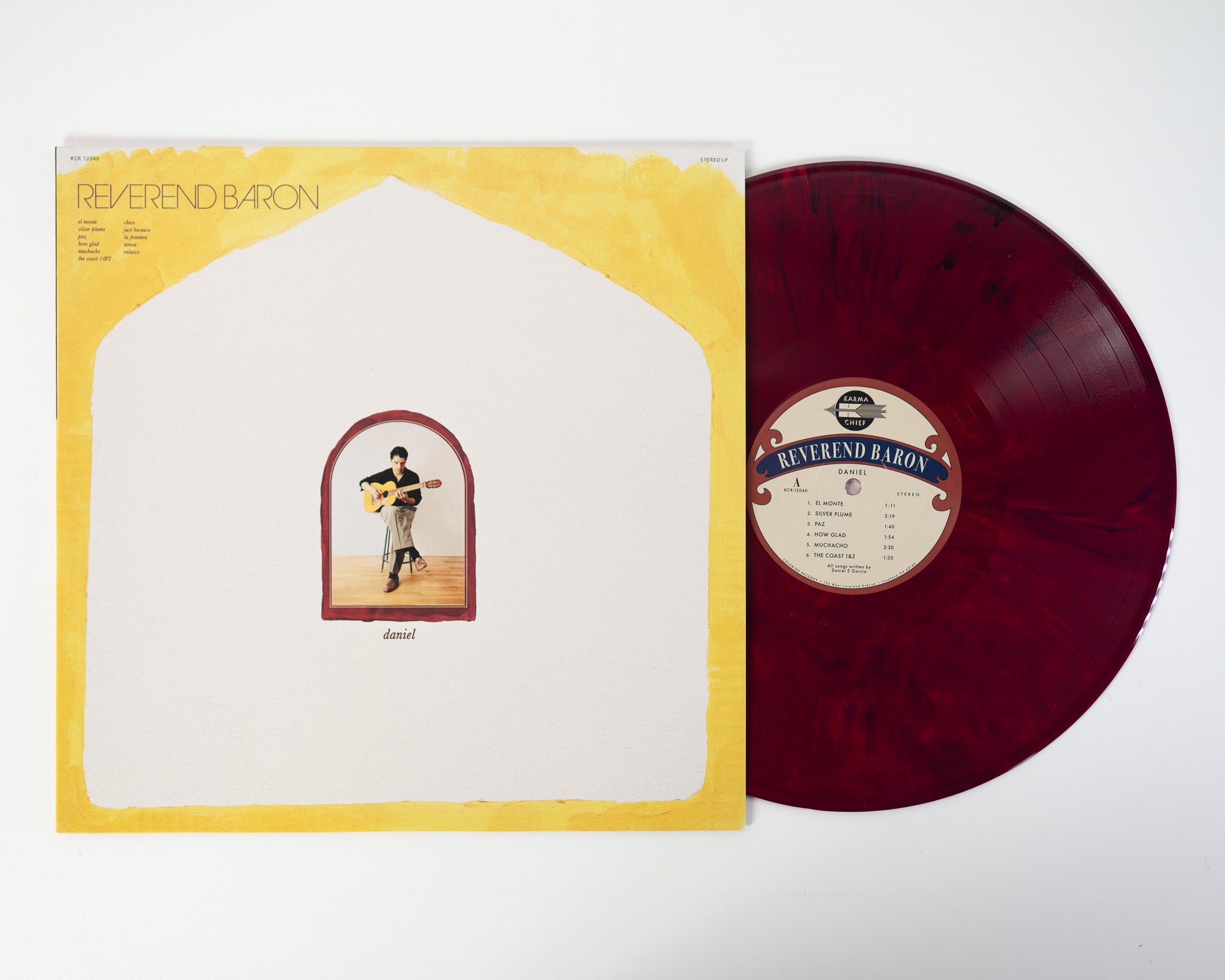 [PRE-ORDER] Reverend Baron - Daniel [Maroon w/ Black Swirl][Release Date: 07/31/2026]