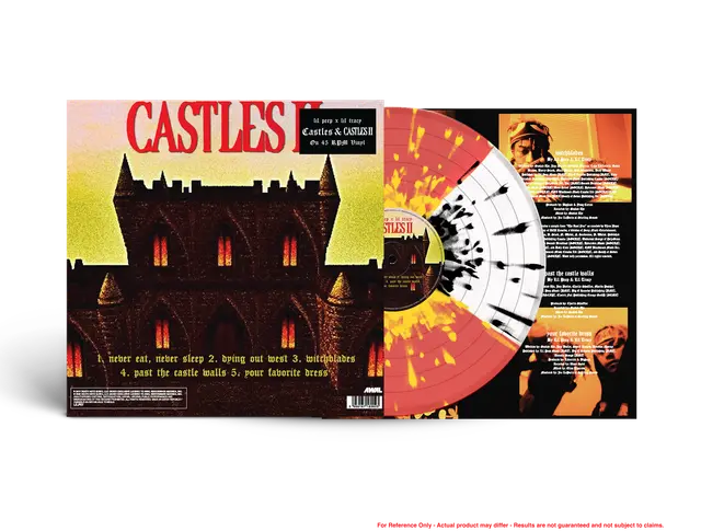 [PRE-ORDER] Lil' Peep - Castles I & II [White, Black, Red & Yellow Vinyl] [Release Date: 09/19/2025]